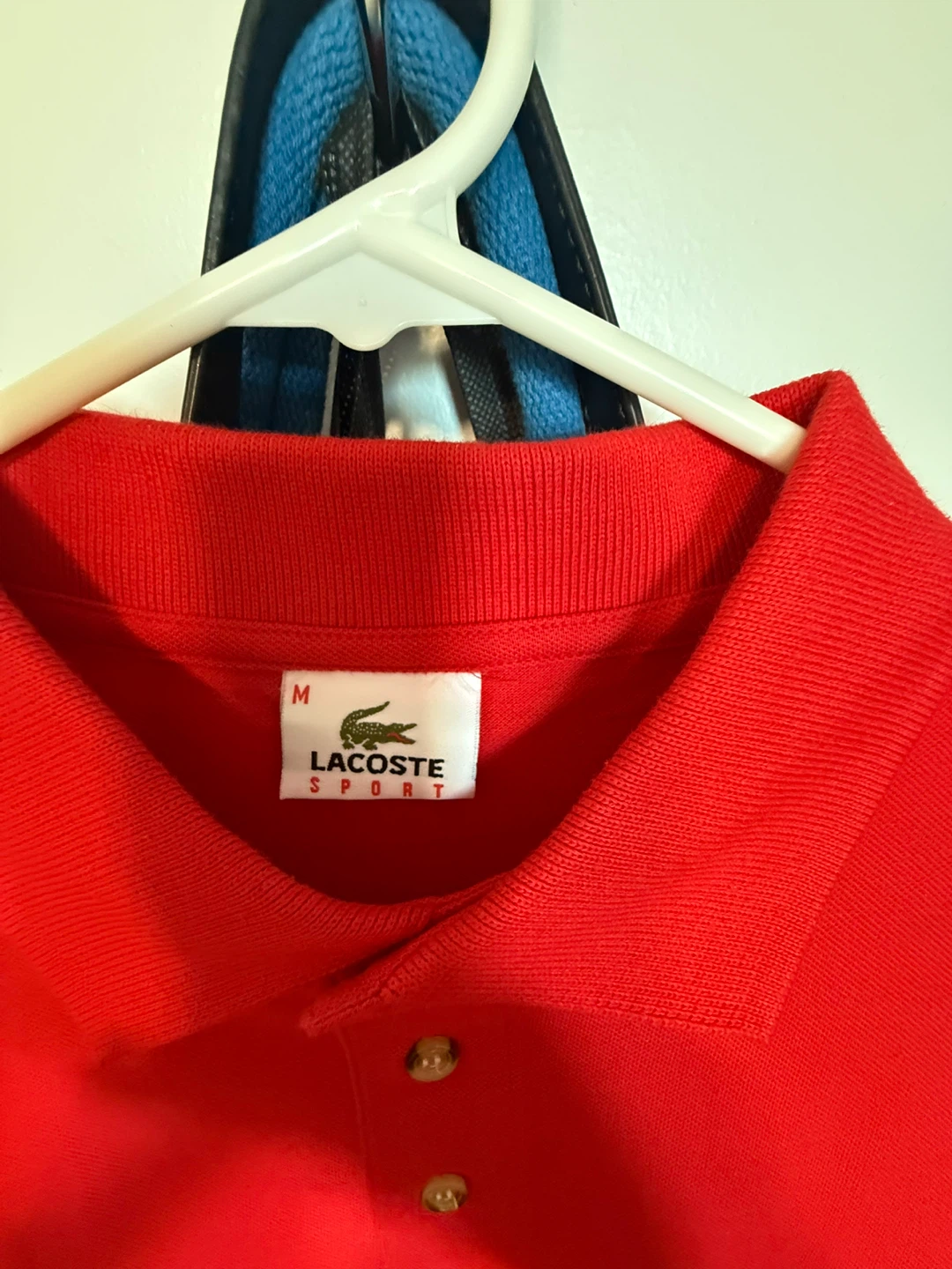 Lacoste Sport Red Polo Shirt - Size M - photo 2