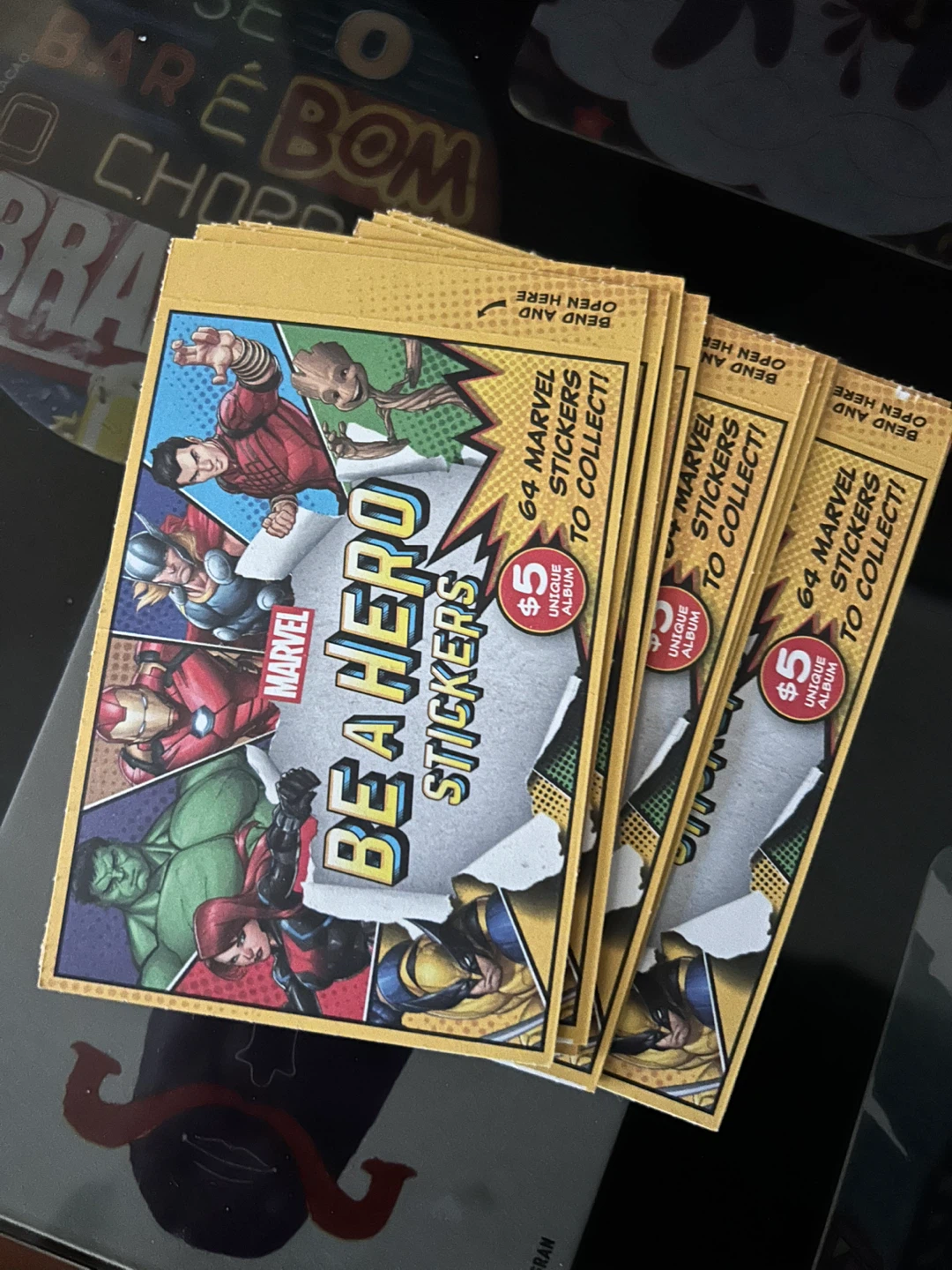 Marvel Be A Hero Stickers - 64 Stickers to Collect!