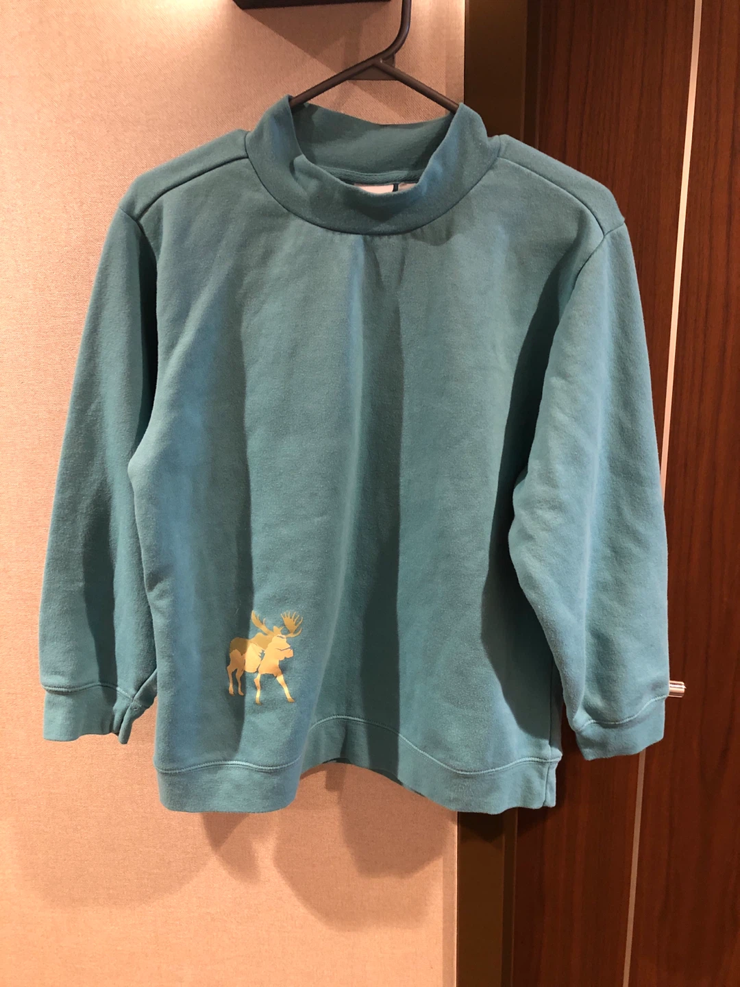 K&L Toronto Sweatshirt - Teal with Moose size M
