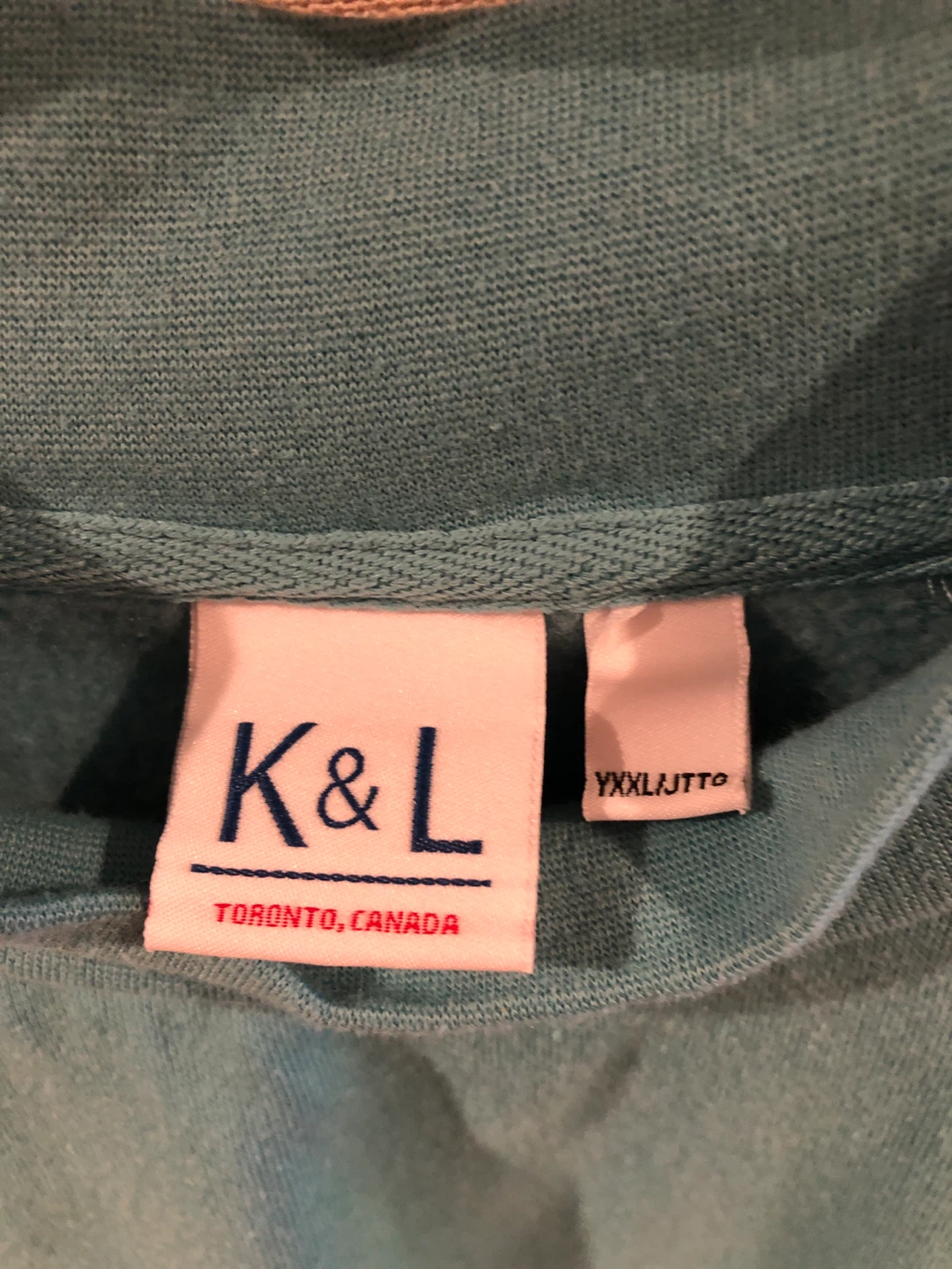 K&L Toronto Sweatshirt - Teal with Moose size M - photo 2