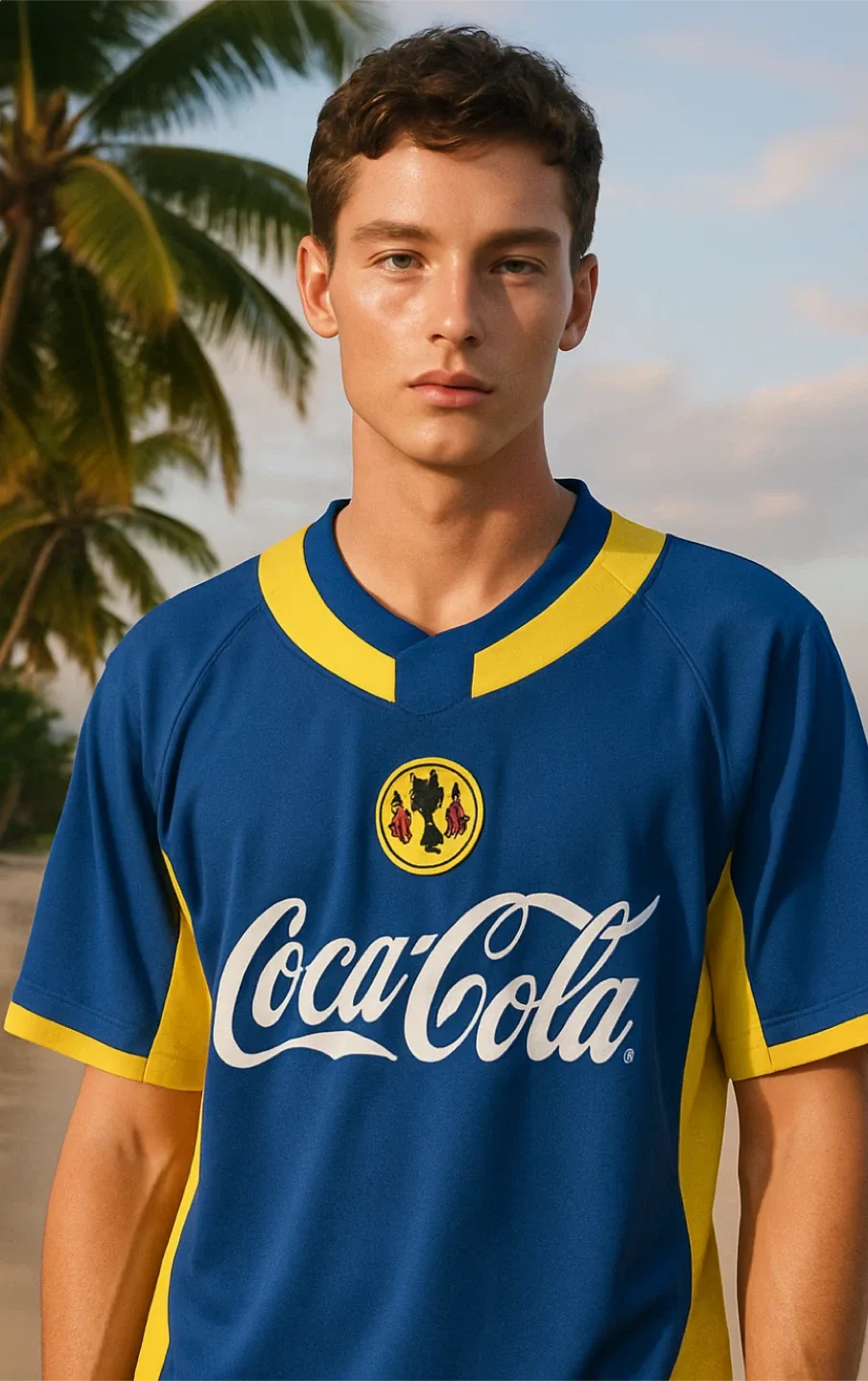 Authentic Corona Coca-Cola Soccer Jersey - Size M thumbnail