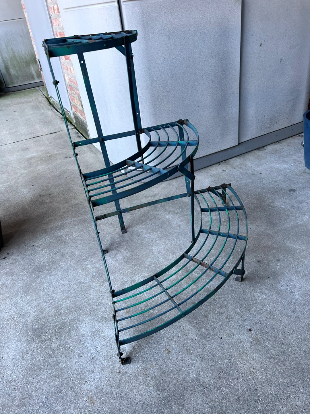 Metal Plant Stand - Green - photo 2