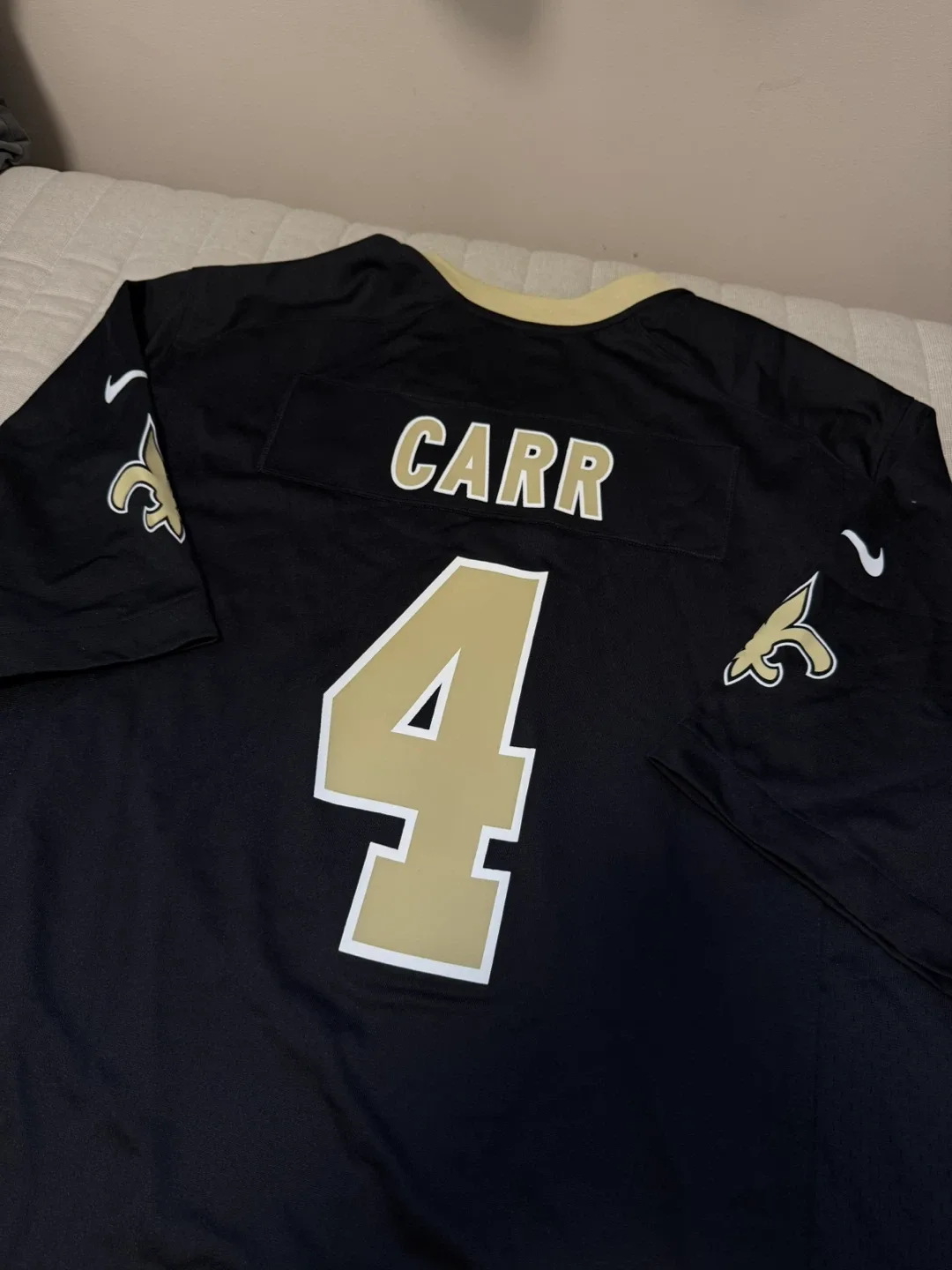Nike NFL Saints Carr #4 Jersey - XXL image indicator(3)