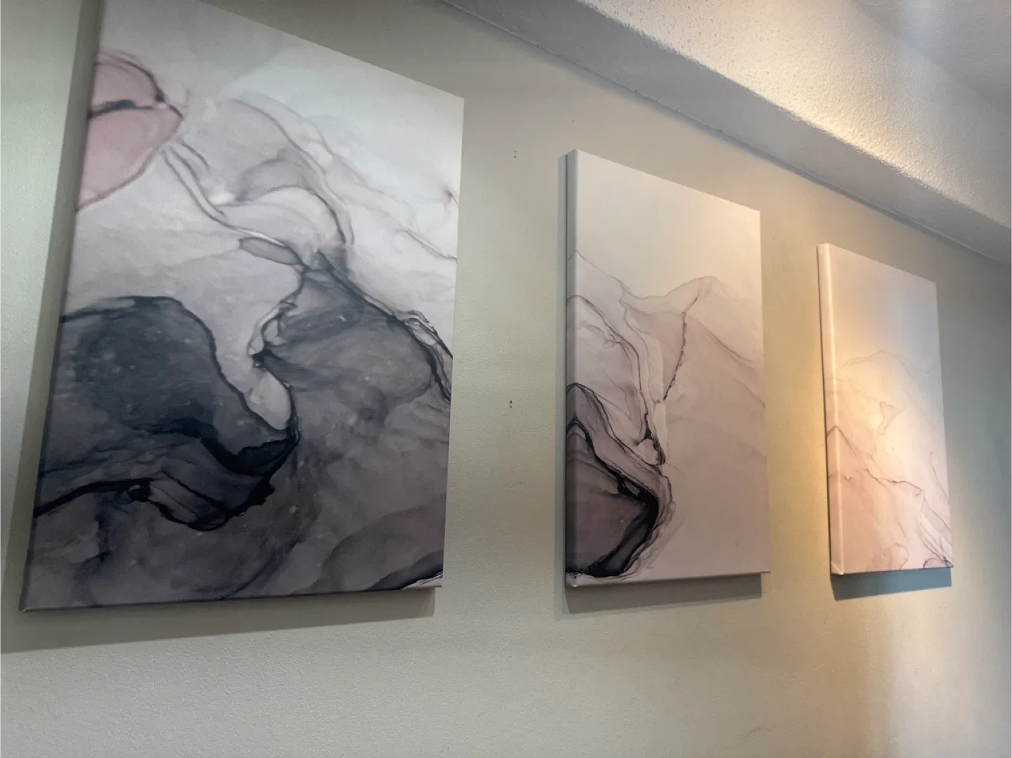 Set of 3 Abstract Canvas Wall Art thumbnail