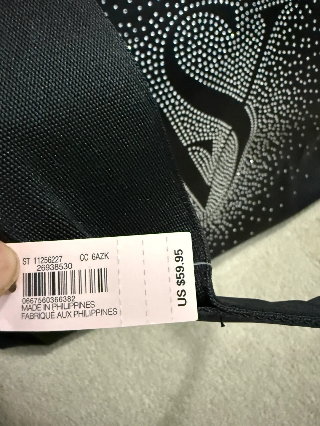 Victoria's Secret Black Tote Bag image indicator(4)