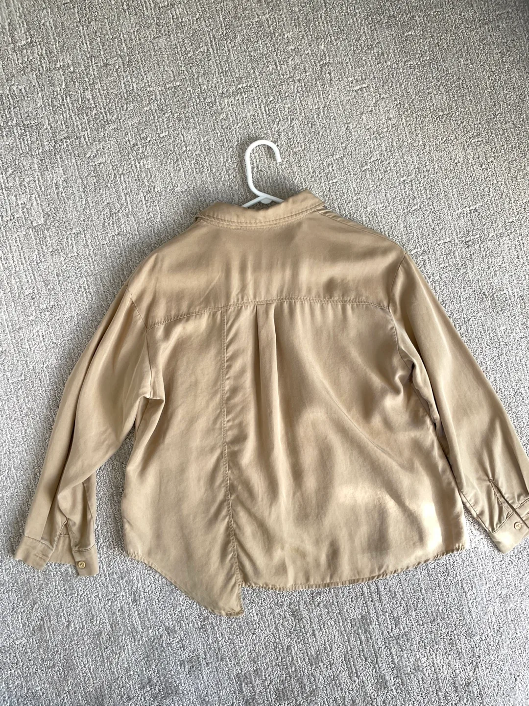 Flower & Say Beige Button-Down Shirt image indicator(5)