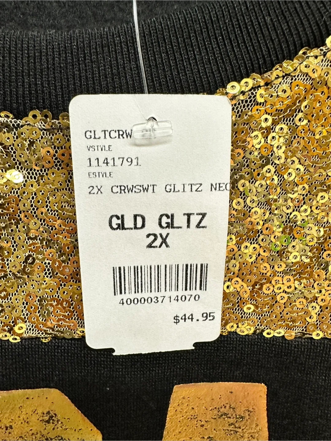 Wear Code Vegas Sequin Sweatshirt - 2XL image indicator(3)