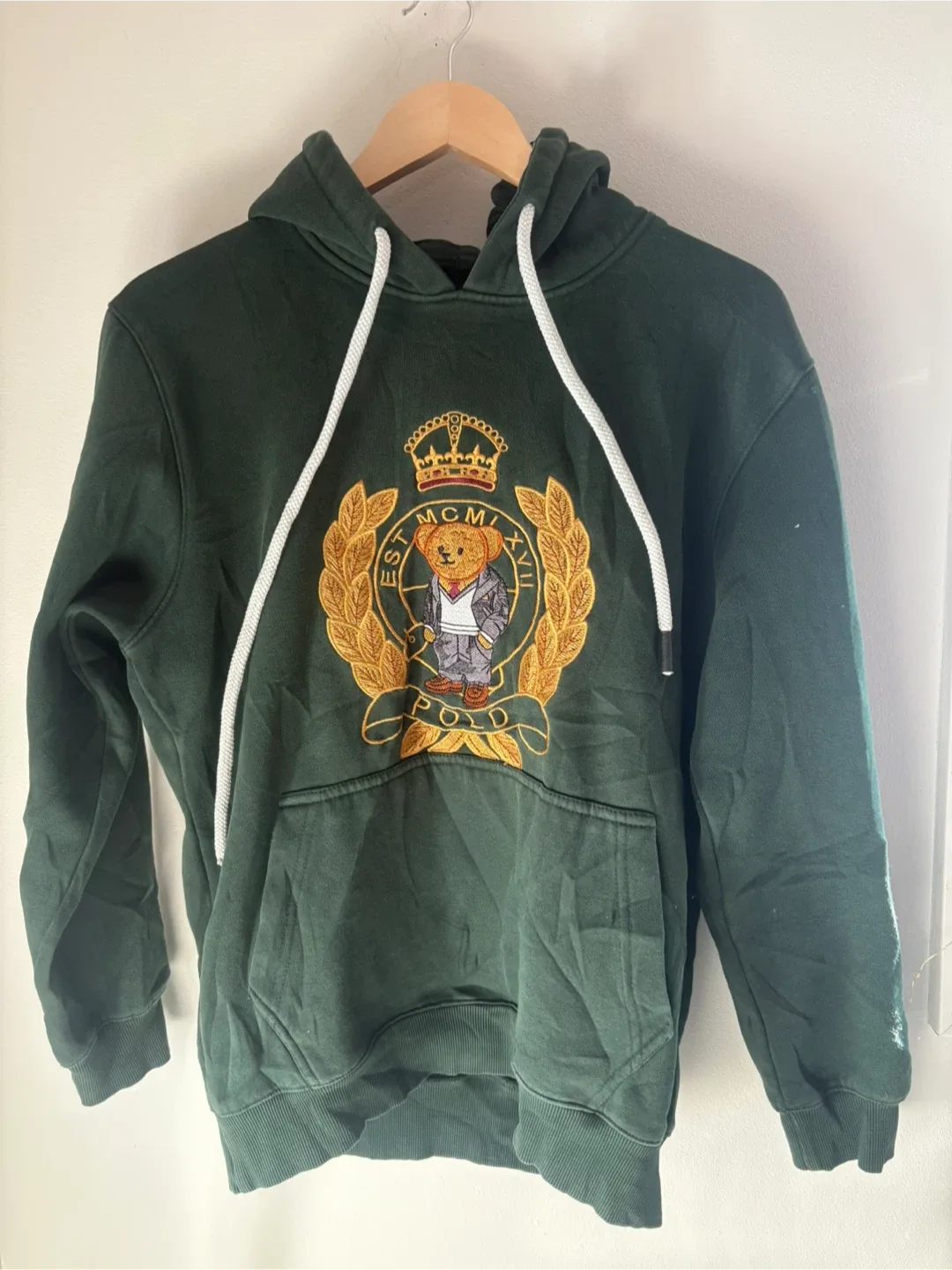 Ralph Lauren Grailed Bear Hoodie - Men’s Size L thumbnail