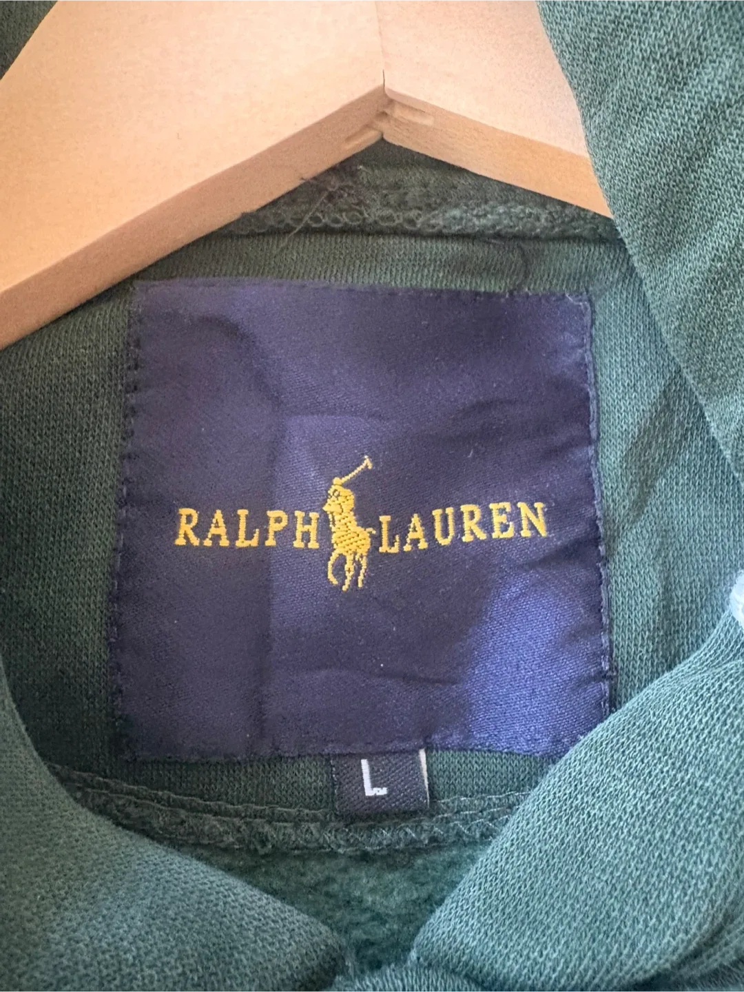 Ralph Lauren Grailed Bear Hoodie - Men’s Size L image indicator(3)