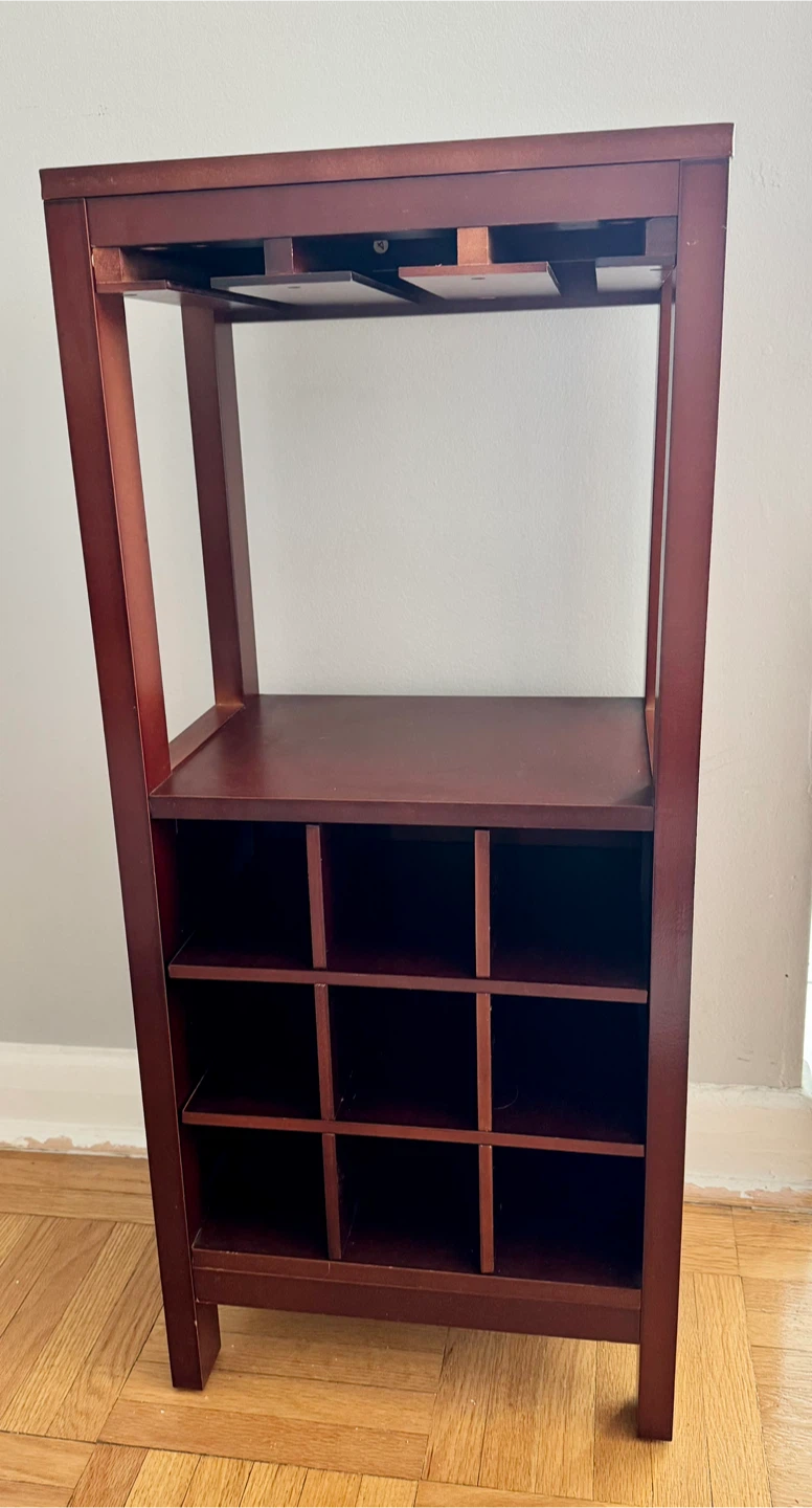 Wine Rack - Dark Wood