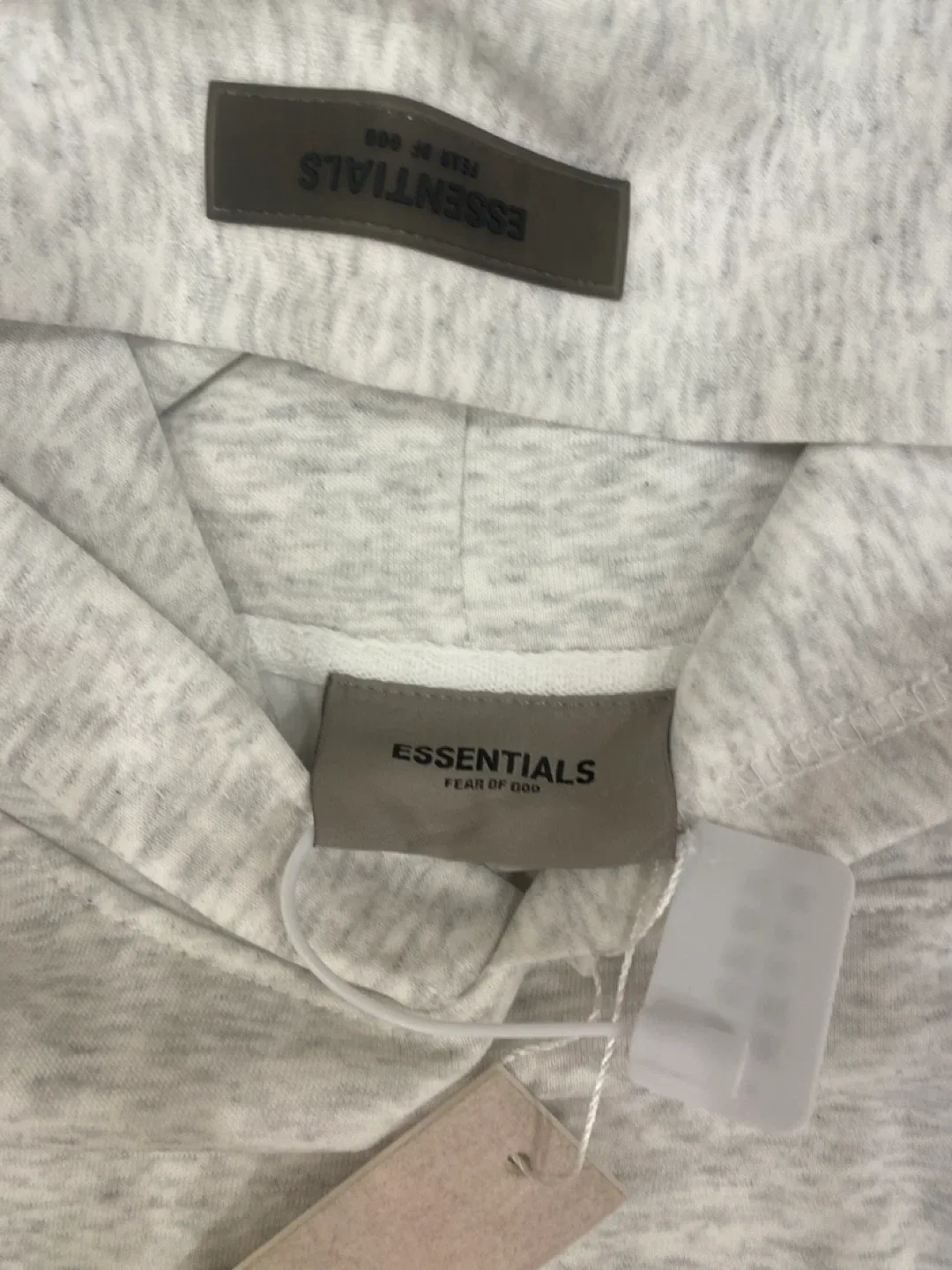 Essentials FOG hoodie - Grey/white Size L image indicator(6)