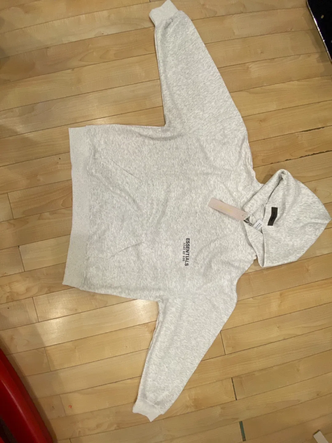 Essentials FOG hoodie - Grey/white Size L image indicator(4)