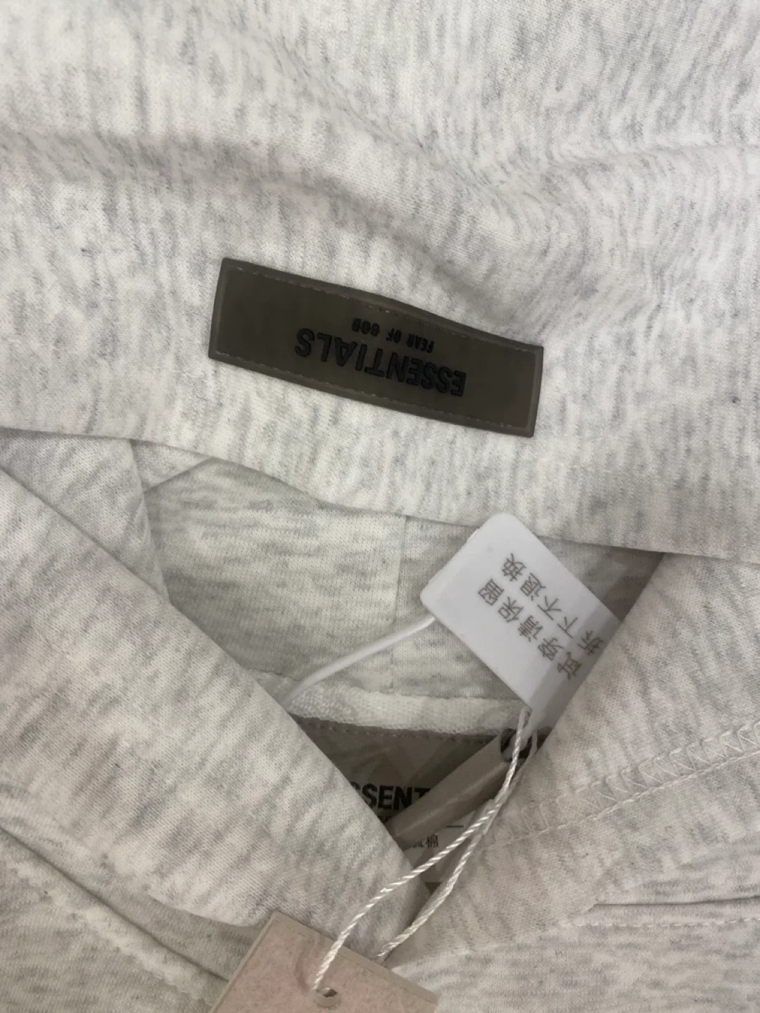 Essentials FOG hoodie - Grey/white Size L image indicator(5)