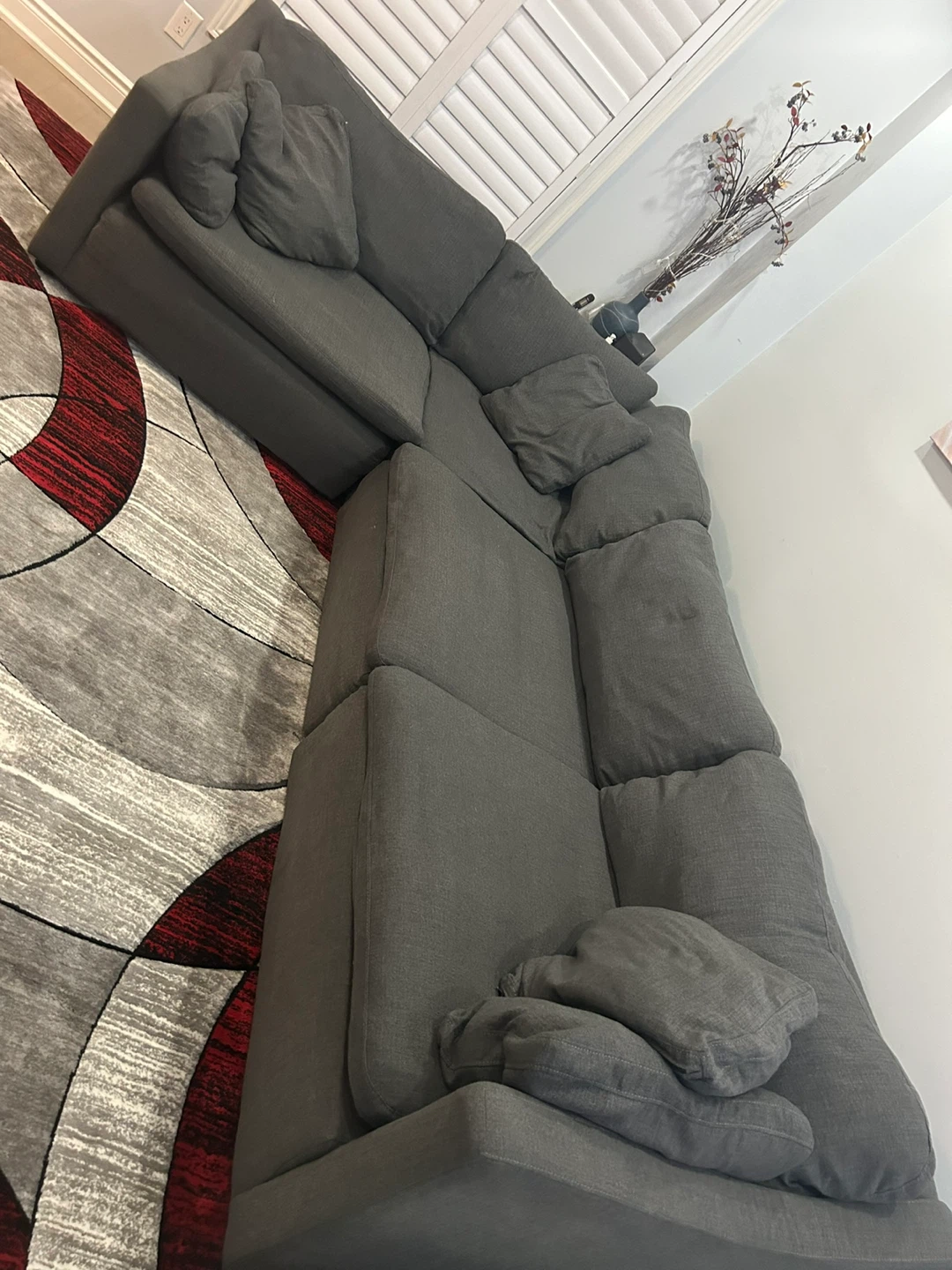 Grey Sectional Sofa - photo 3