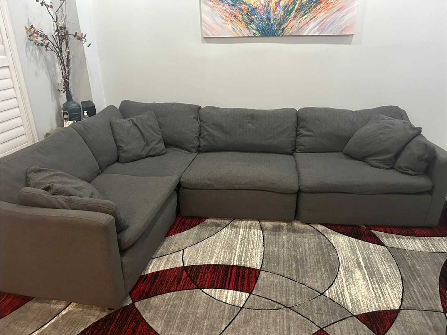 Grey Sectional Sofa - photo 2