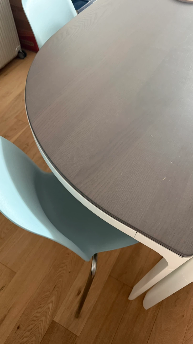 IKEA BEKANT HALF ROUND TABLE - photo 2