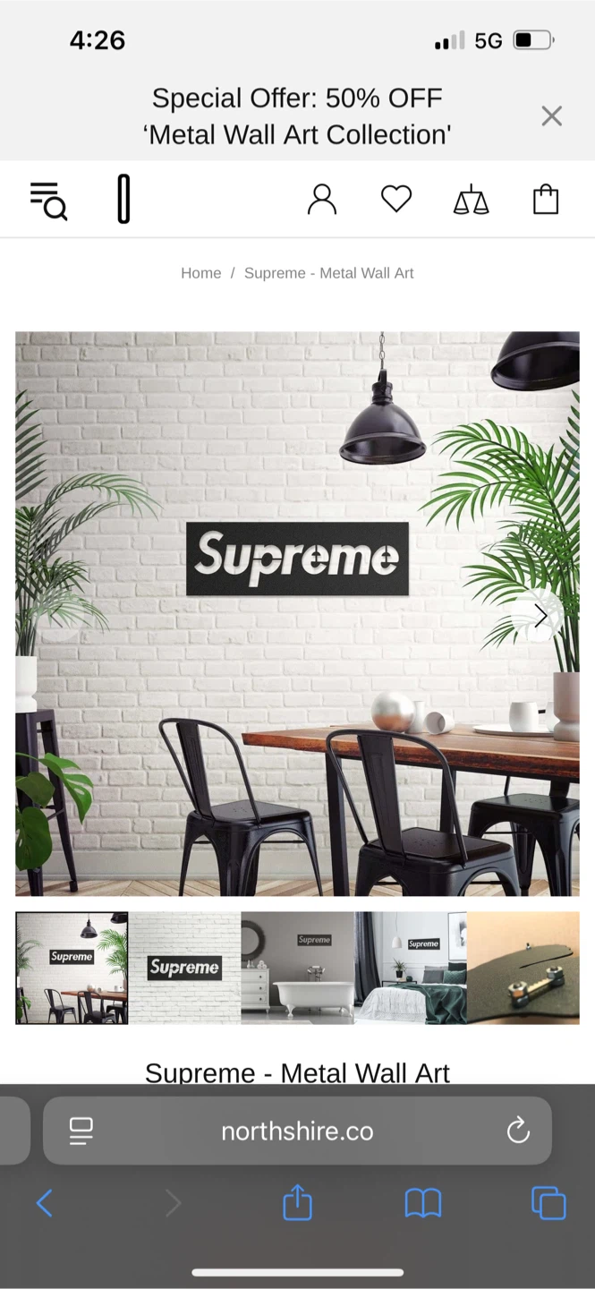 Supreme Metal Wall Art - photo 2