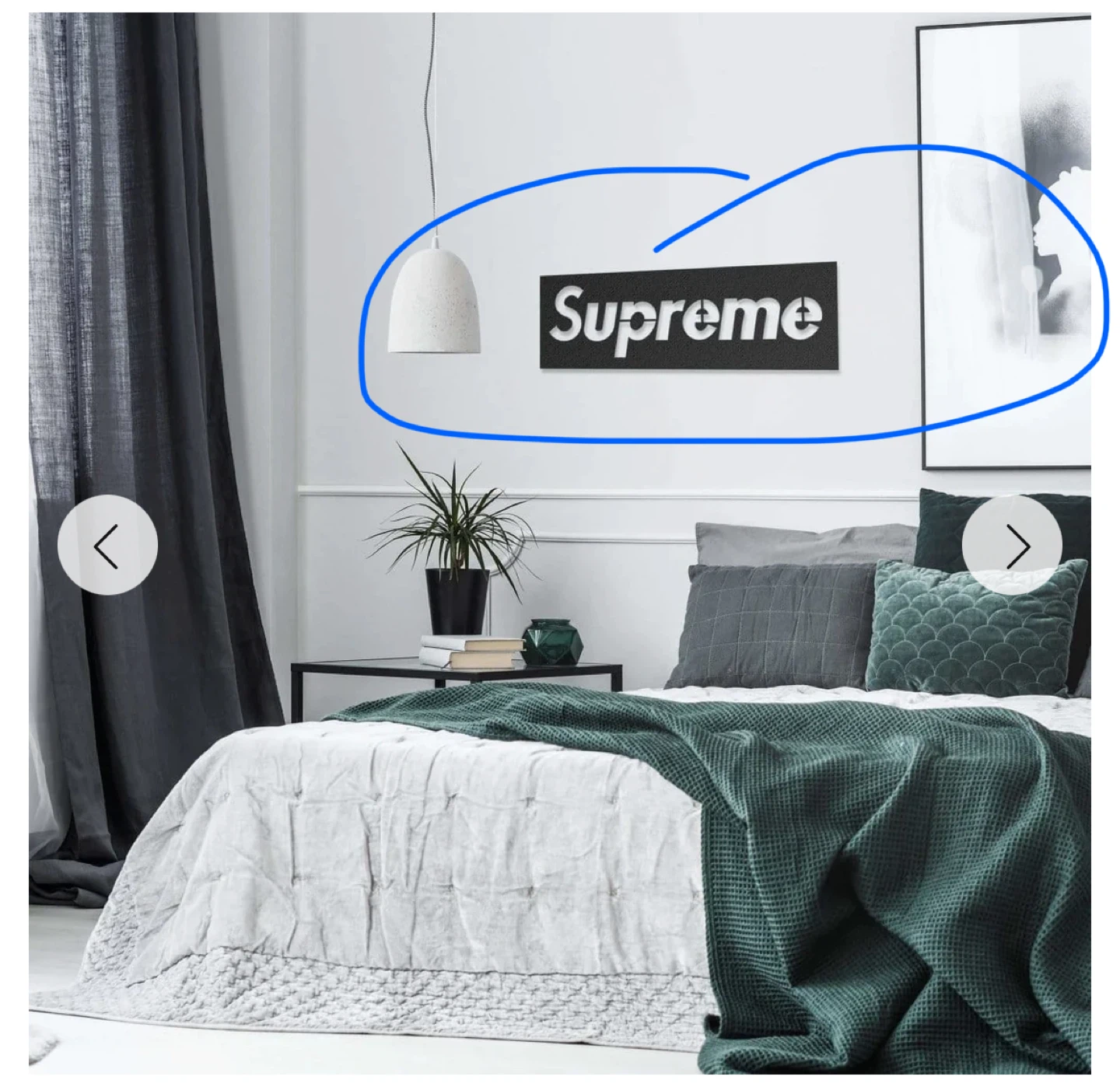 Supreme Metal Wall Art