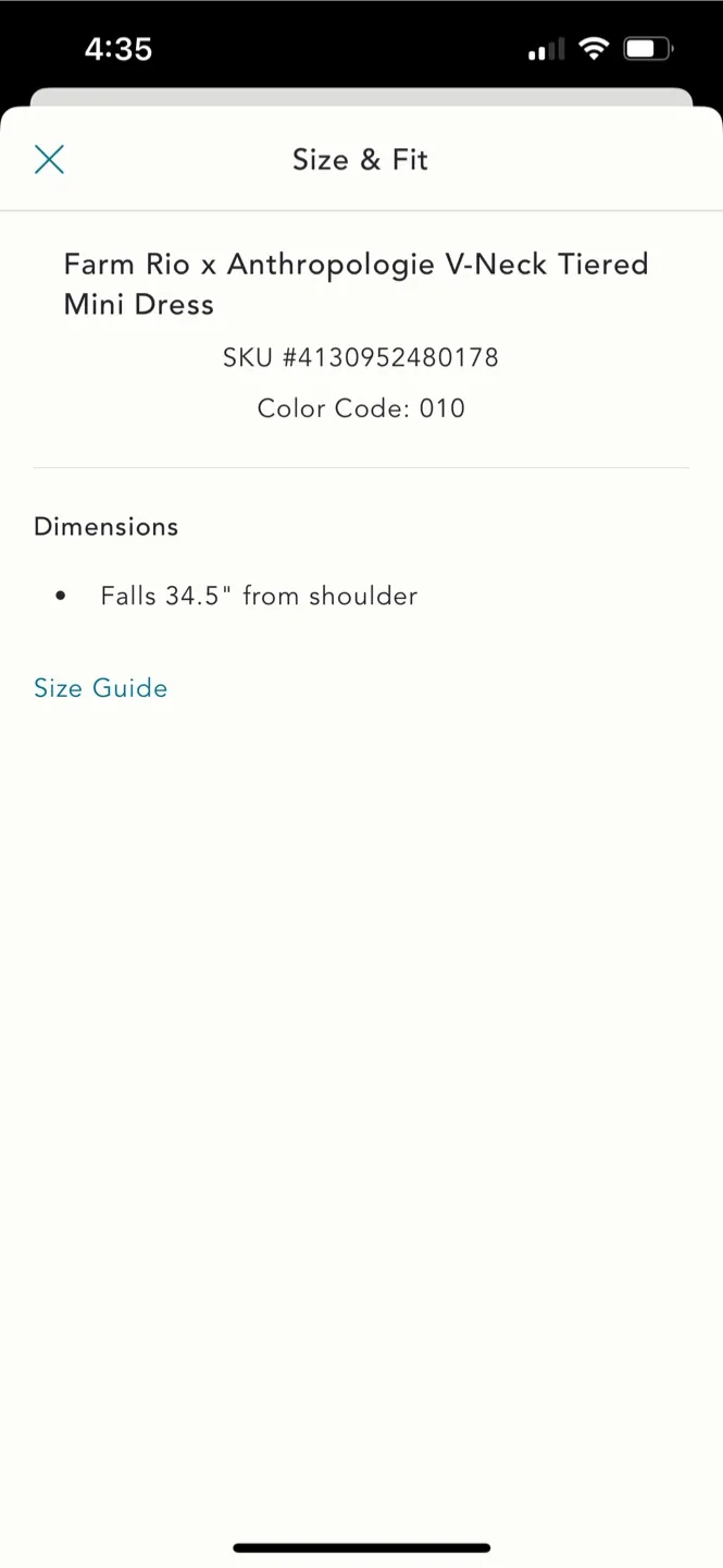 BNWT Farm Rio V Neck Tiered Dress M (fits S) image indicator(7)