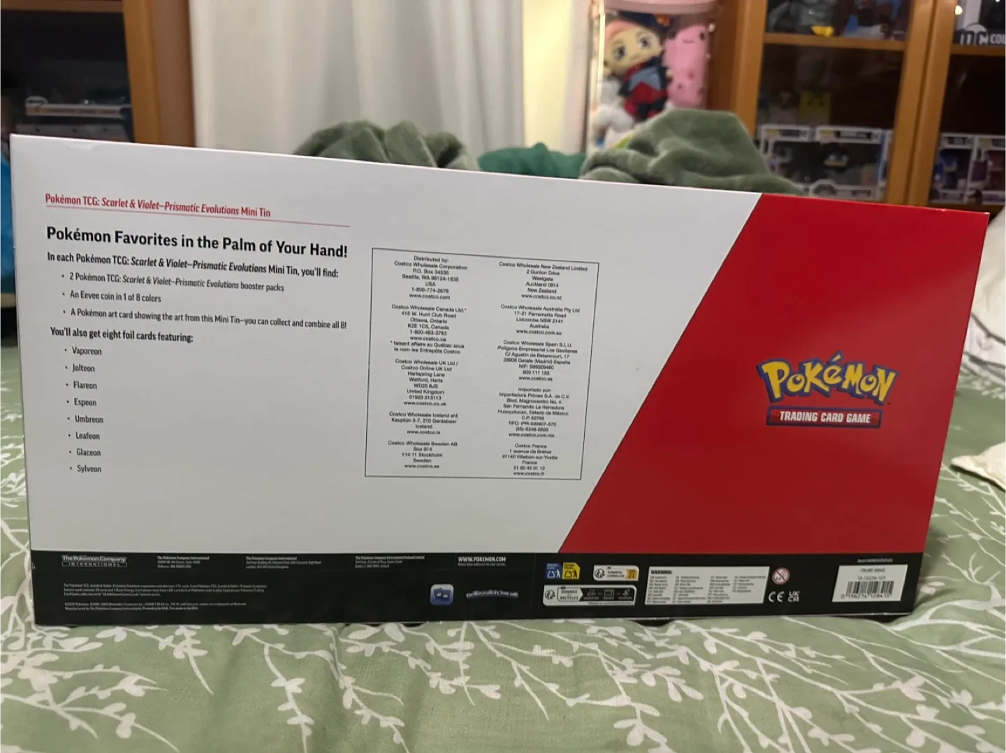 Pokemon TCG Scarlet & Violet Prismatic Mini Tin 8-Pack. image indicator(3)