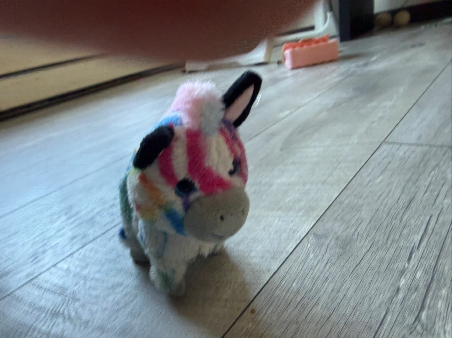 Rainbow Zebra Walking Musical Toy - photo 2