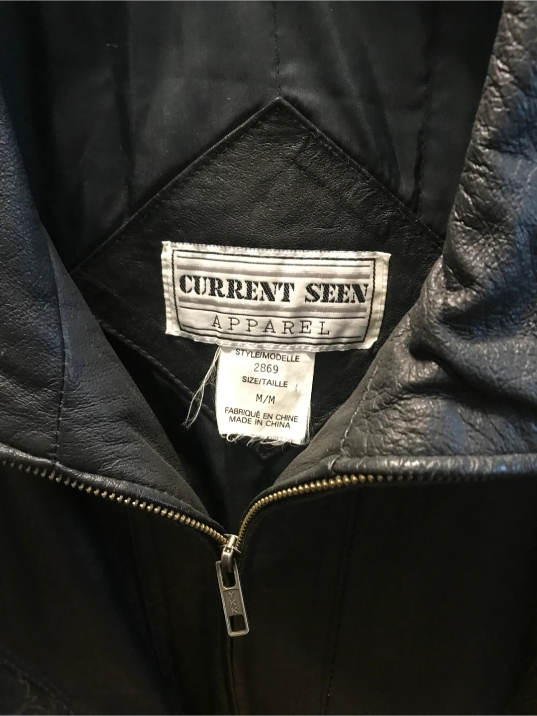 Vintage Women’s Leather Winter Jacket Size Medium $35 firm - photo 4
