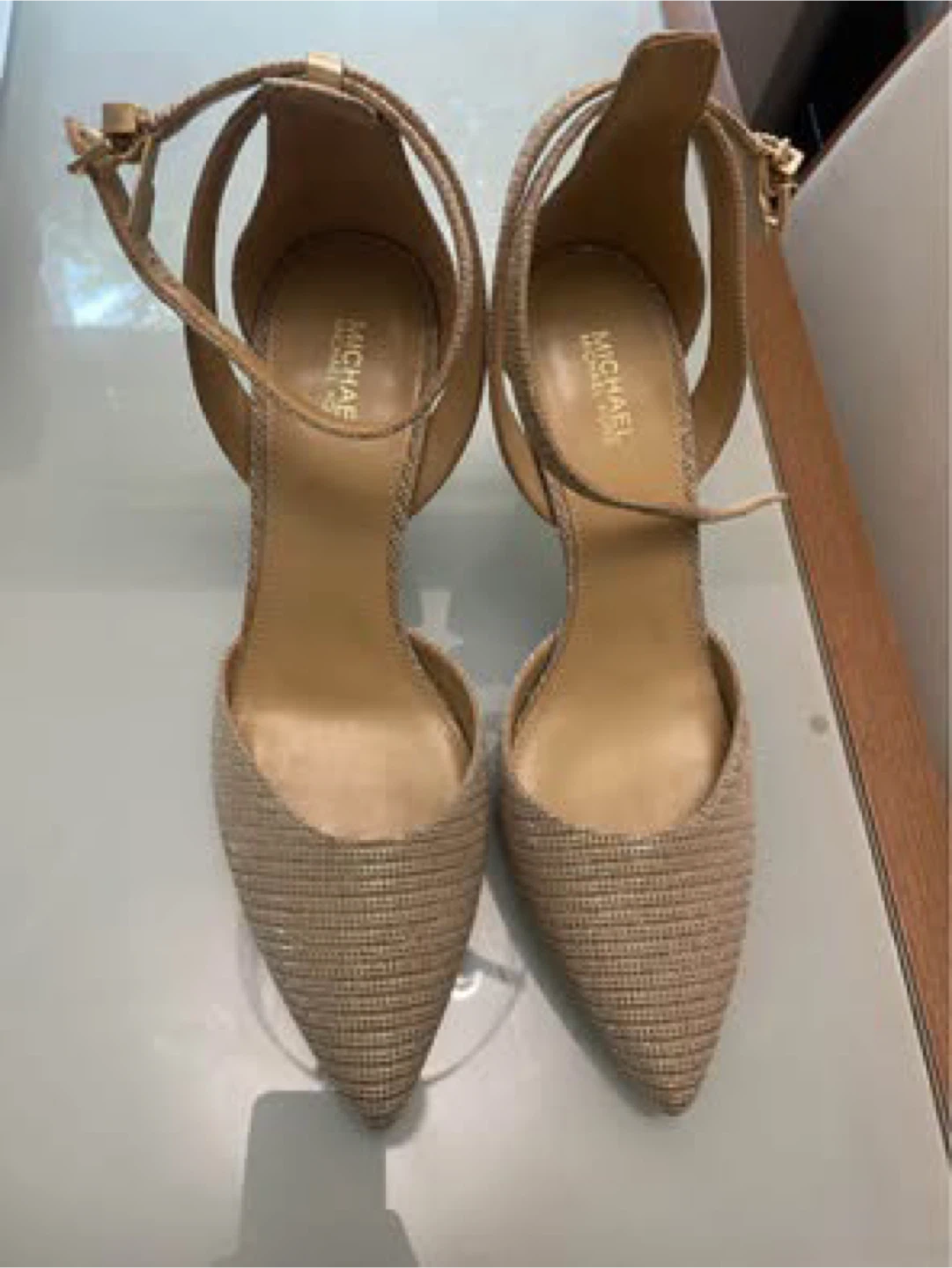 Michael Kors Gold Heels