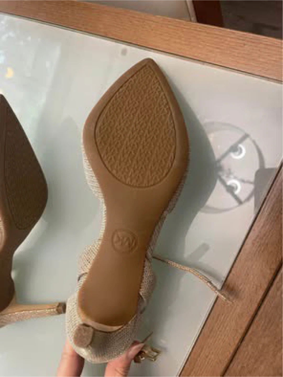 Michael Kors Gold Heels - photo 5