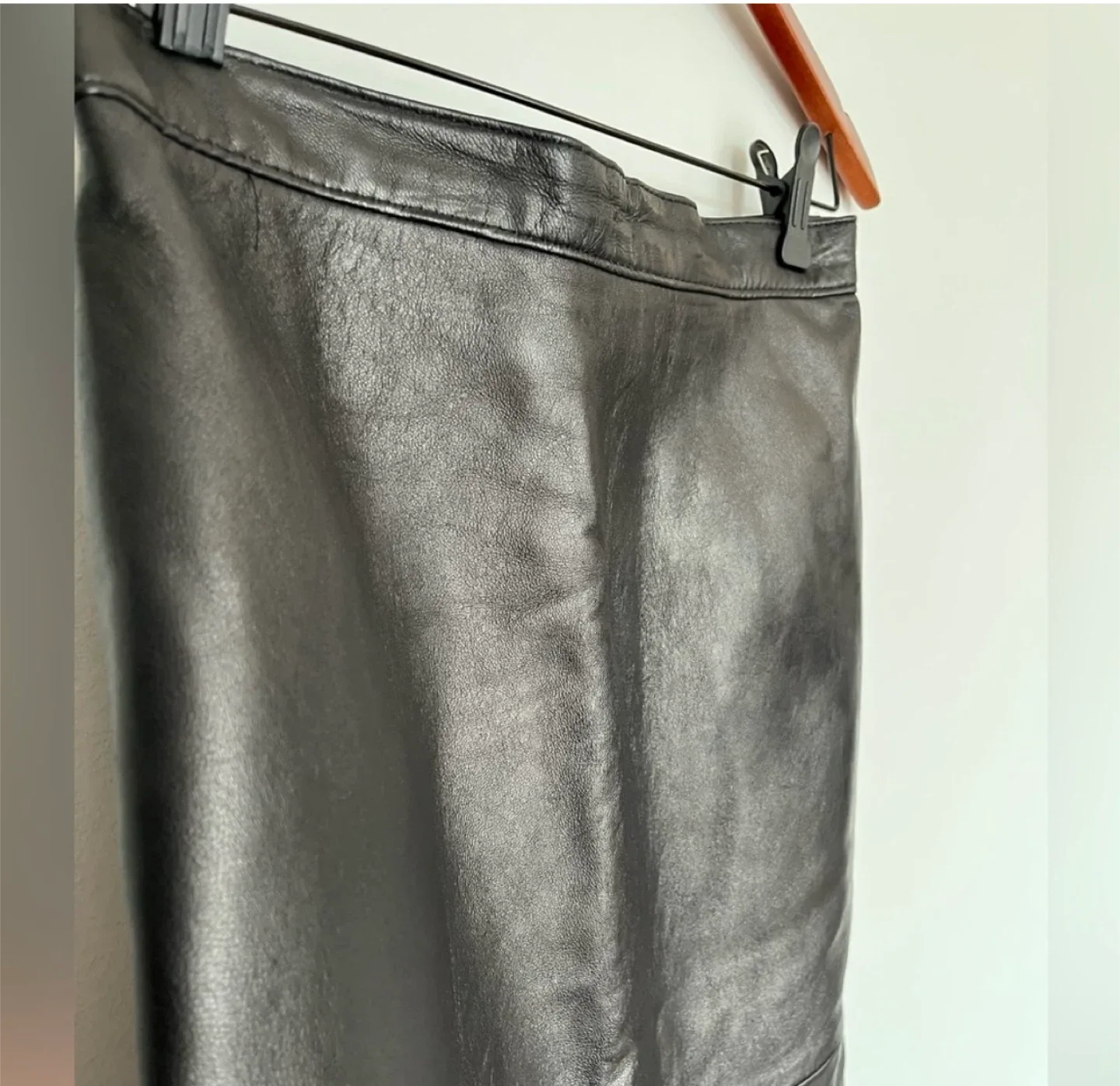 Melanie Lyne Leather Skirt image indicator(5)