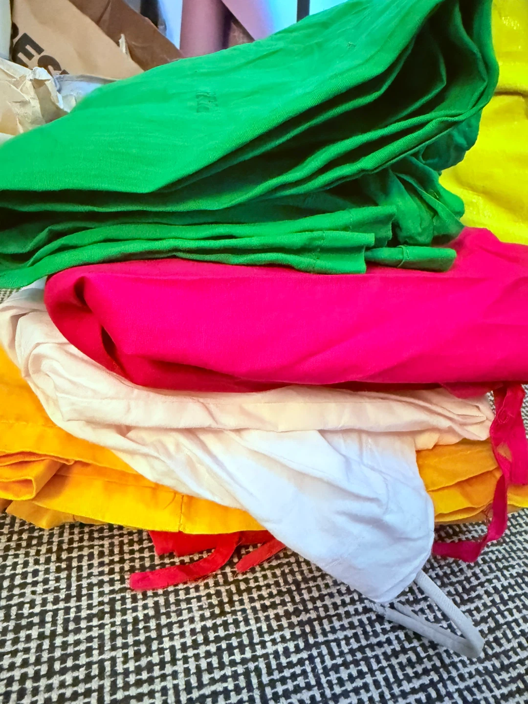 Assorted Colourful Fabric Pieces - photo 2