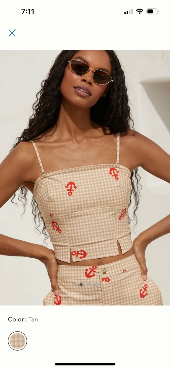 BNWT Anthropologie Celadine Smocked Tube Top XXS image indicator(2)