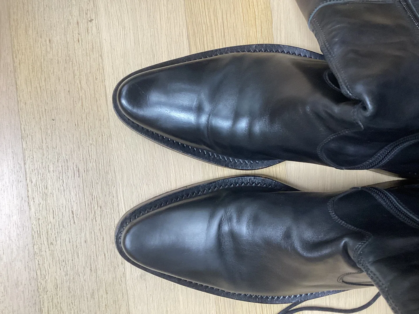 Roberto Cavalli Black Leather Boots - Size 42 image indicator(3)