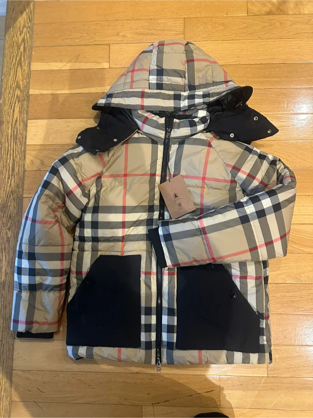 Burberry Check Puffer Jacket image indicator(2)