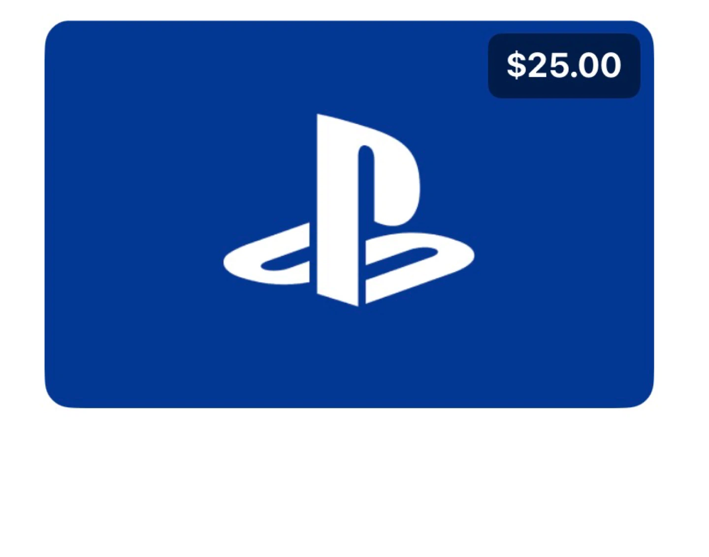PlayStation $25 Giftcard