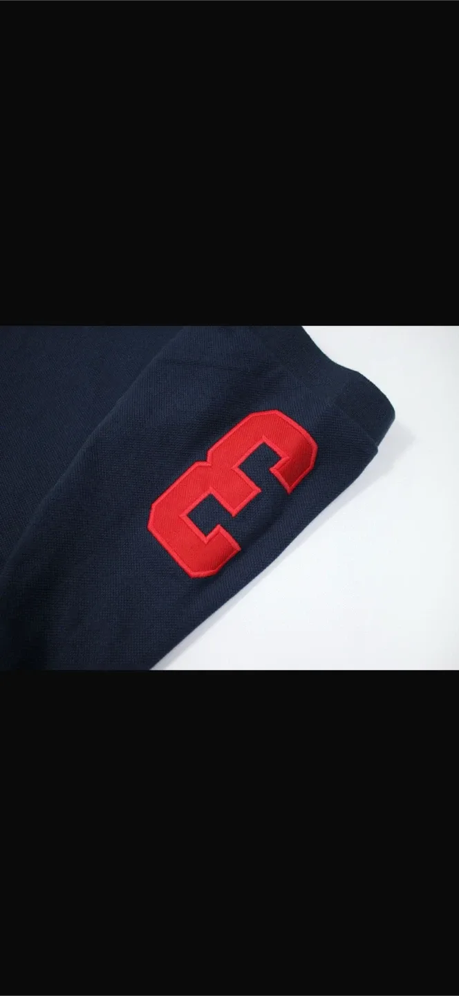 Polo Ralph Lauren Custom Slim Fit Polo Shirt - Navy image indicator(8)