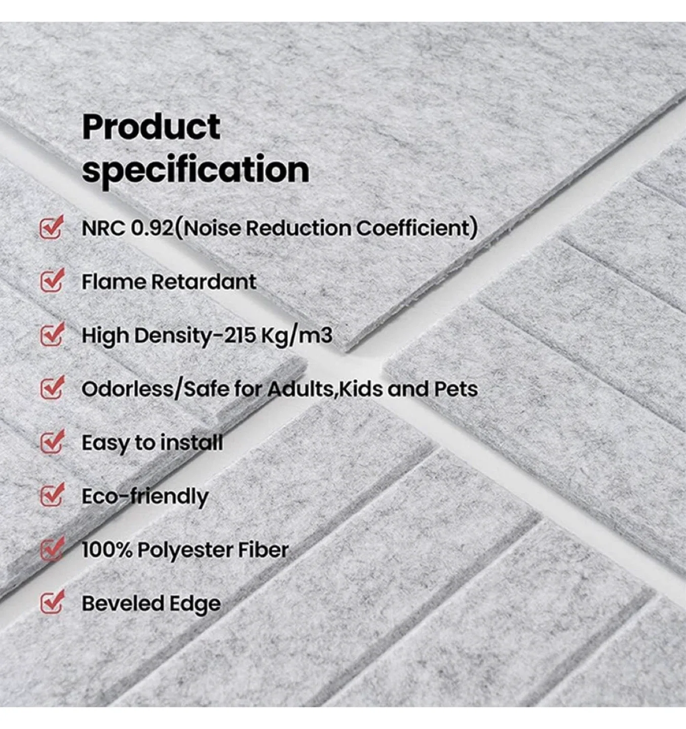 Sound Absorbing Panels (12 pcs) - NEW image indicator(3)