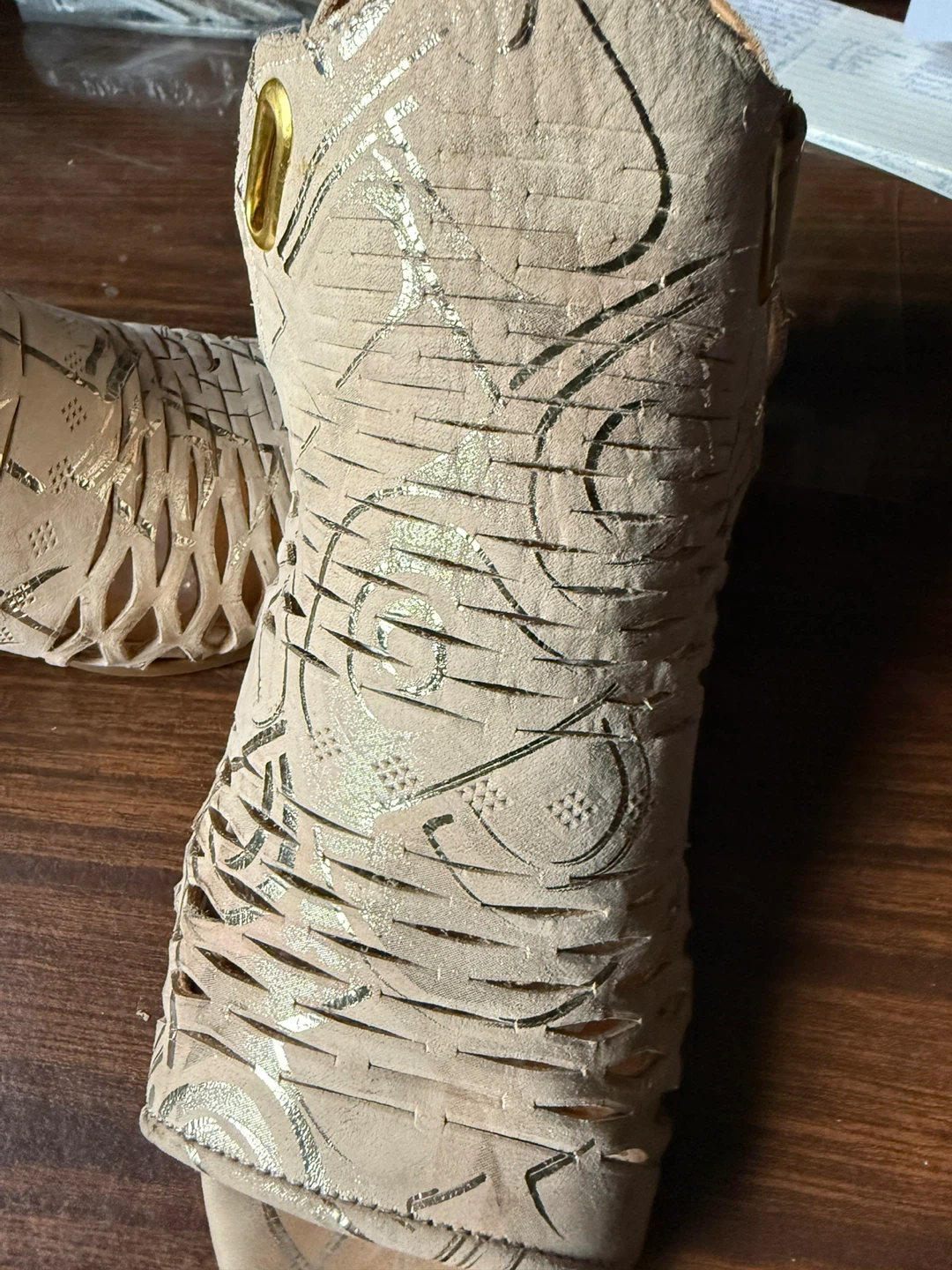 Matisse Cream Leather Heels - Size 7 - photo 2