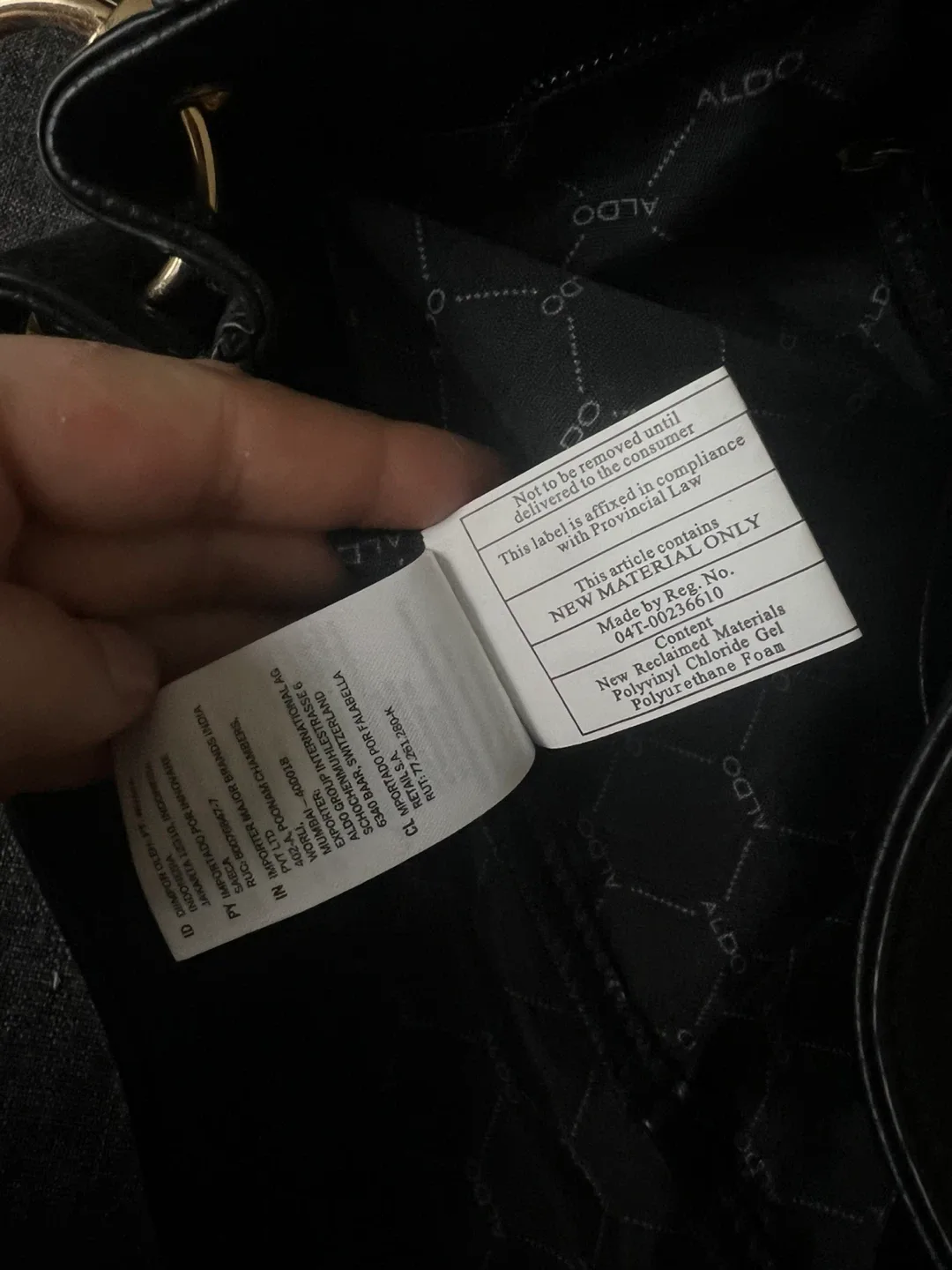 Aldo Black Shoulder Bag image indicator(5)