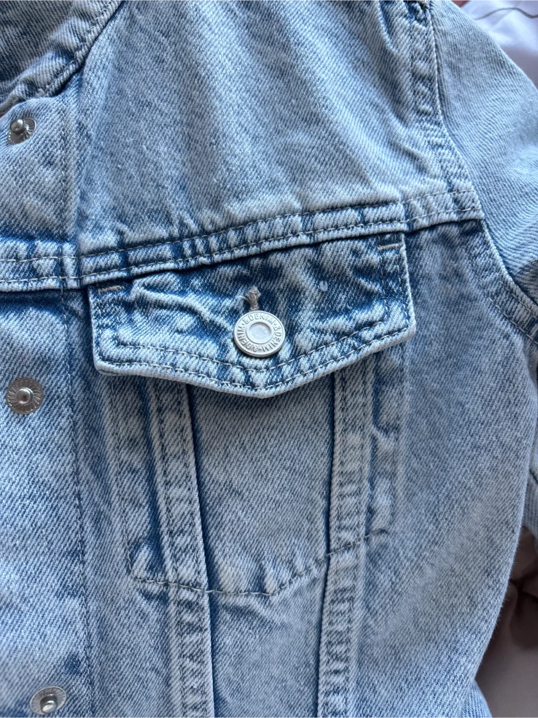 H&M Denim Jacket, Size 7-8A image indicator(3)