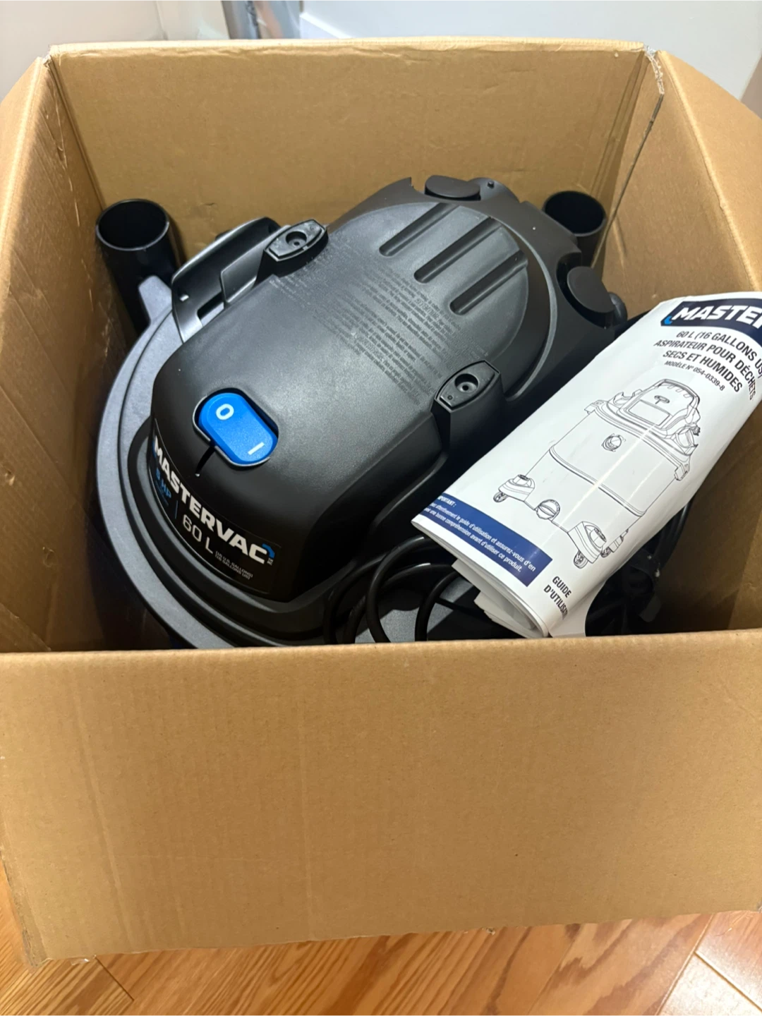 Mastervac 60L Wet/Dry Vacuum - photo 2