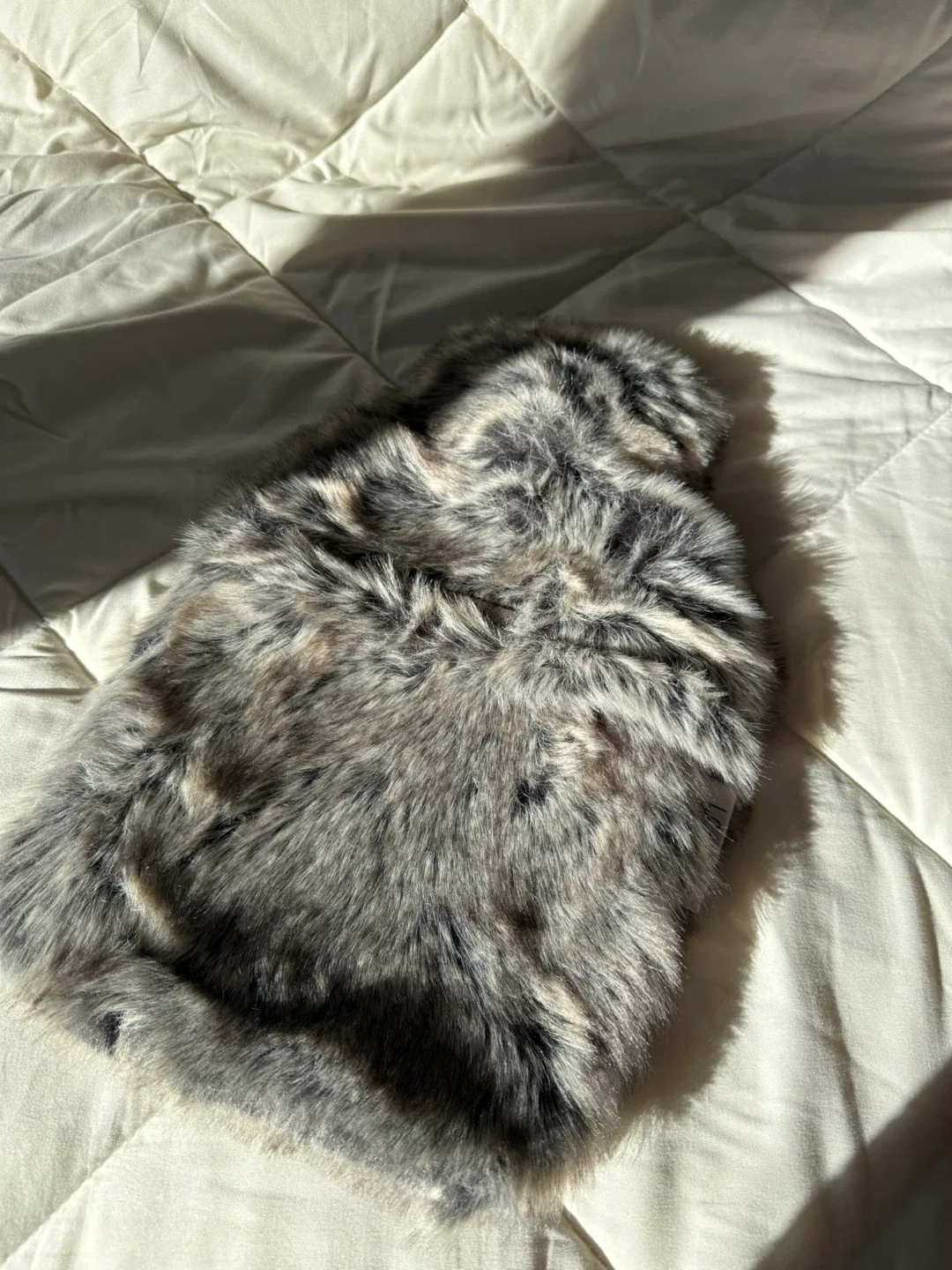 Faux Fur Hot Water Bottle Bag/Pouch thumbnail