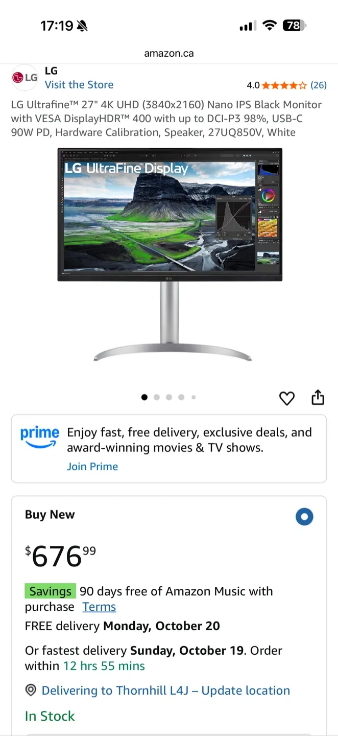 LG 27” 4K IPS - USB-C Display [NEW] image indicator(4)