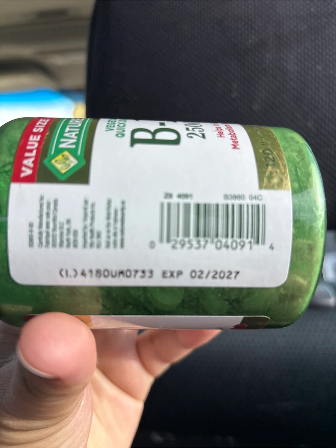 Nature's Bounty Vegetarian B-12 2500 mcg - Exp 02/2027 - photo 4