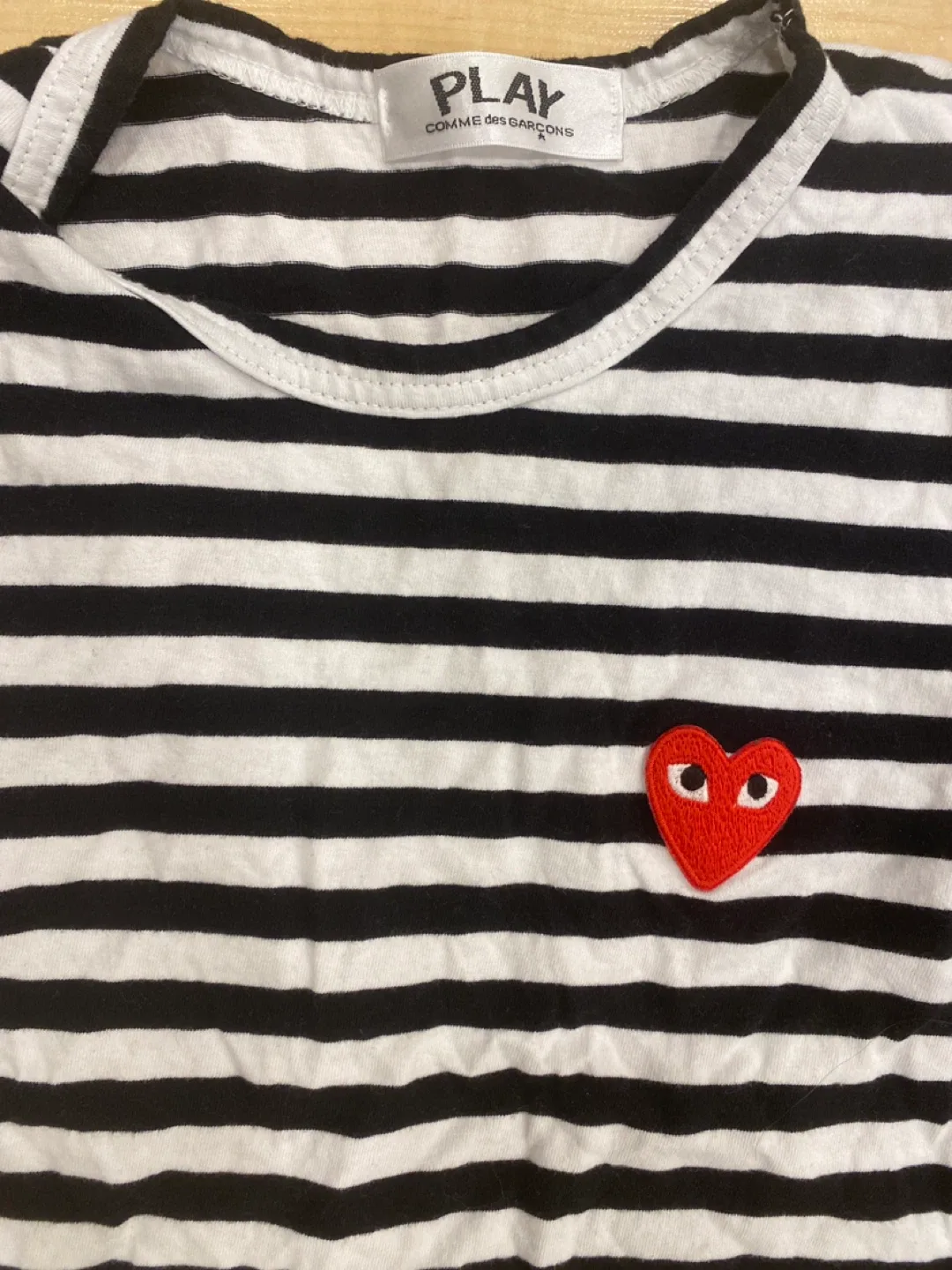 Comme des Garçons PLAY size s striped T-Shirt image indicator(2)