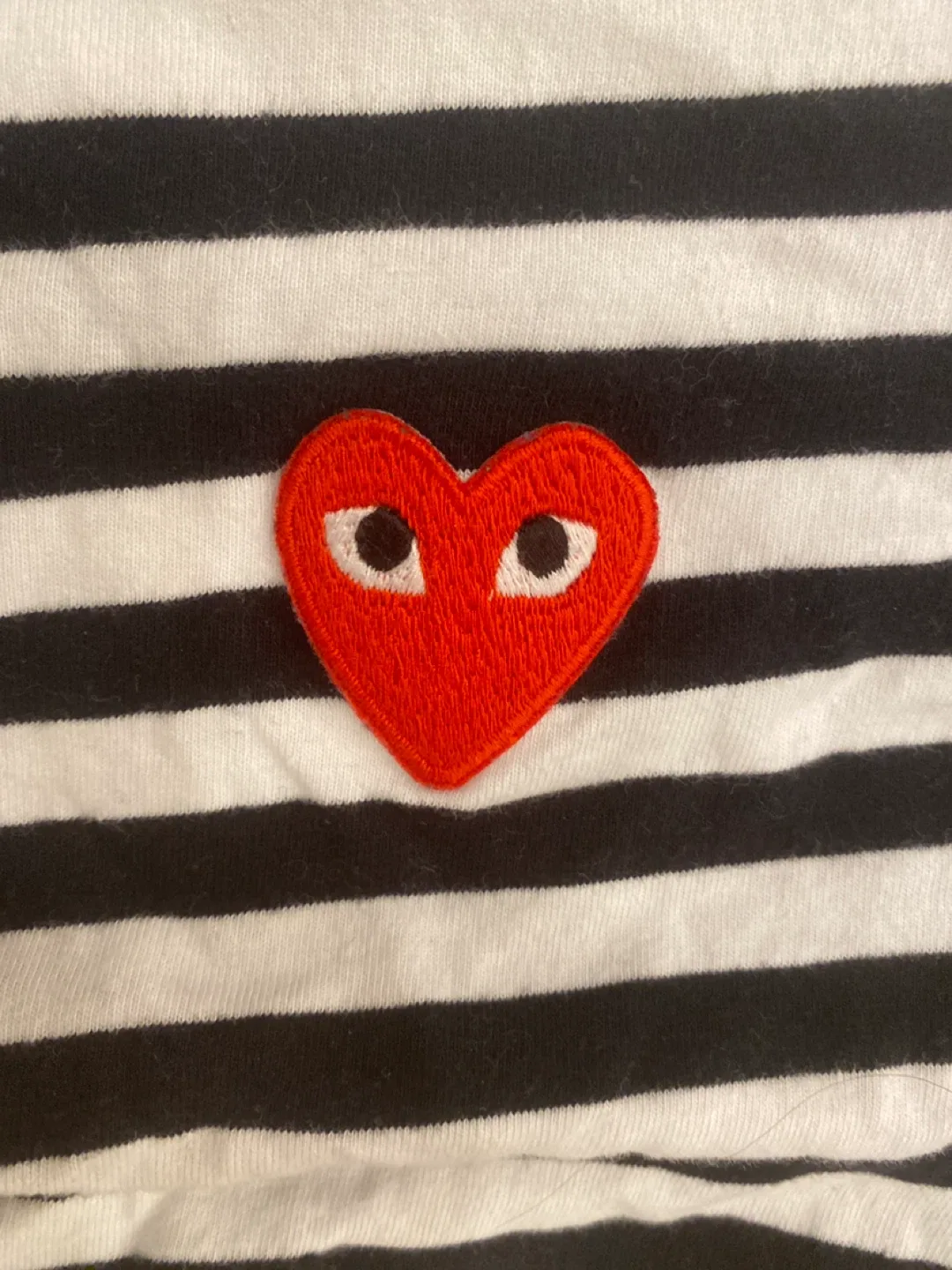 Comme des Garçons PLAY size s striped T-Shirt image indicator(5)