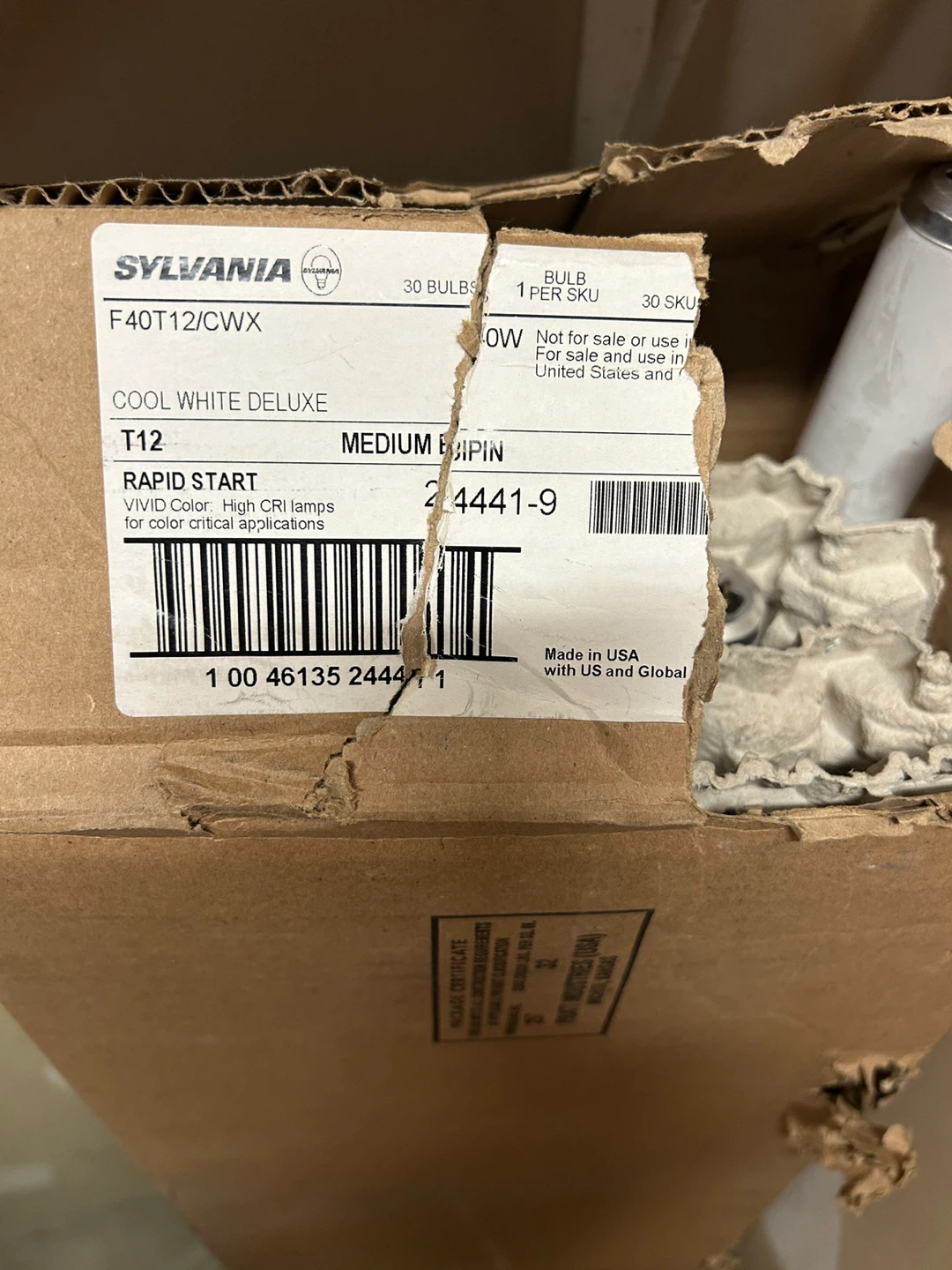 Sylvania F40T12/CWX Cool White Deluxe T12