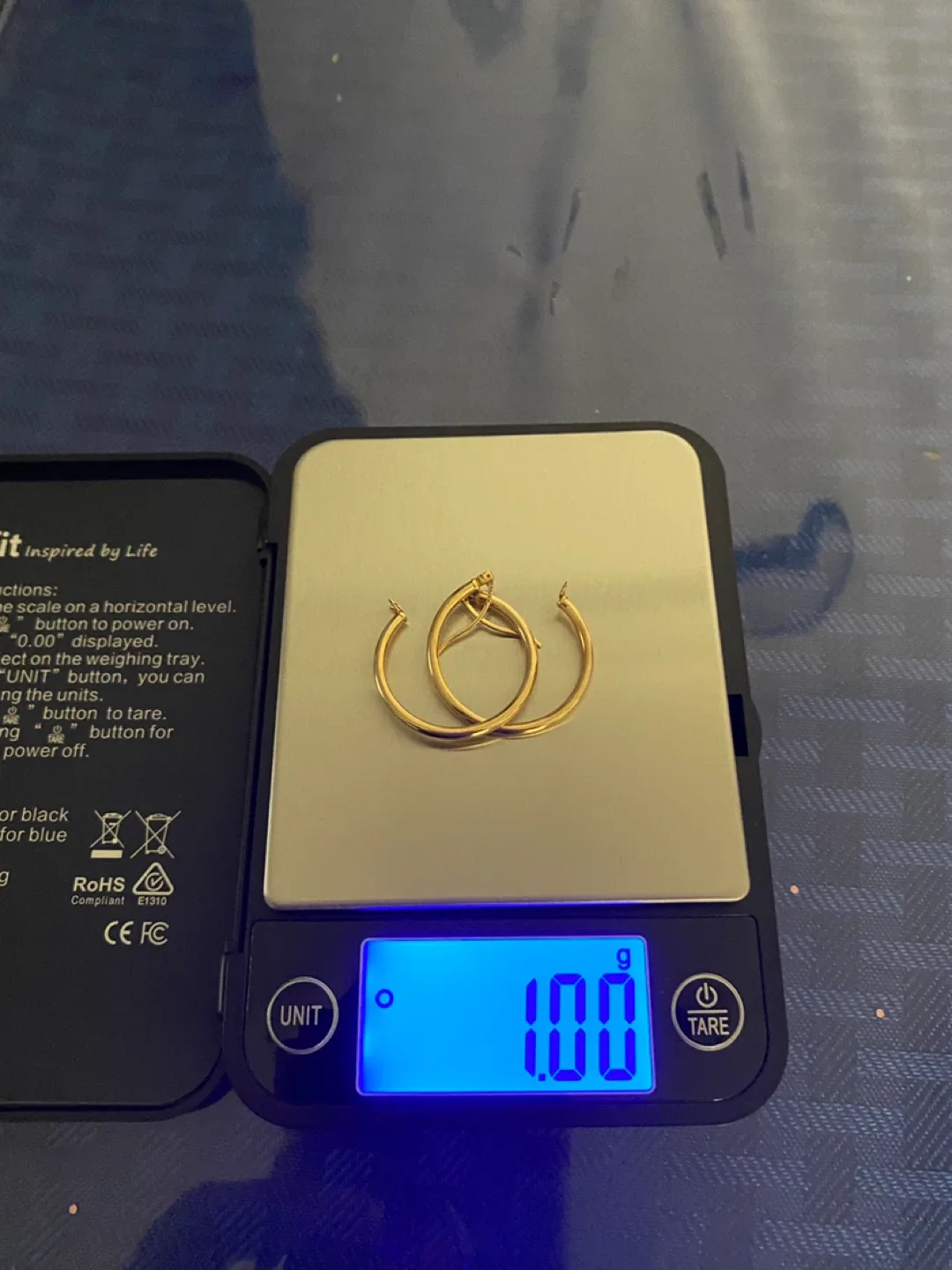 Gold Hoop Earrings10K gold image indicator(3)