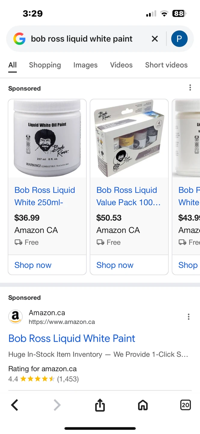 Bob Ross Liquid White Oil Paint - photo 2