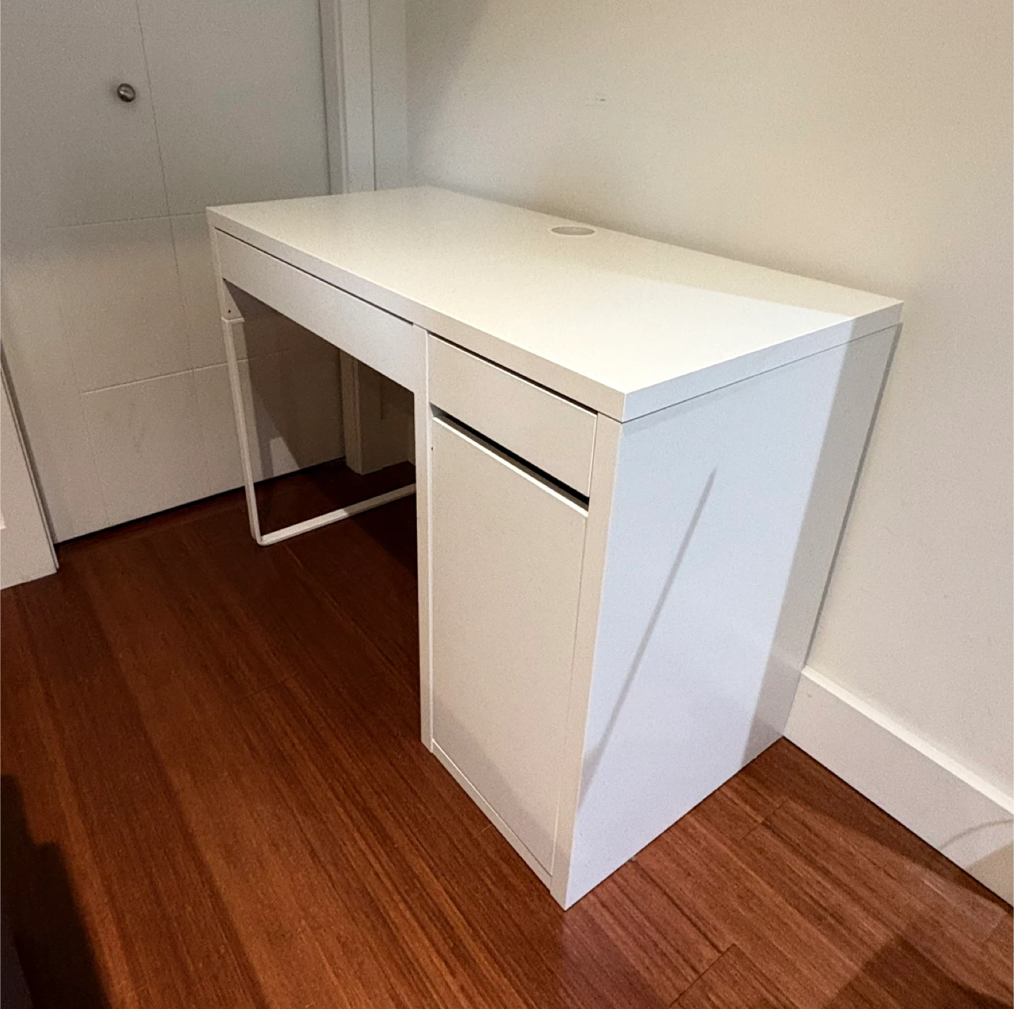 IKEA White Desk with Storage - photo 2