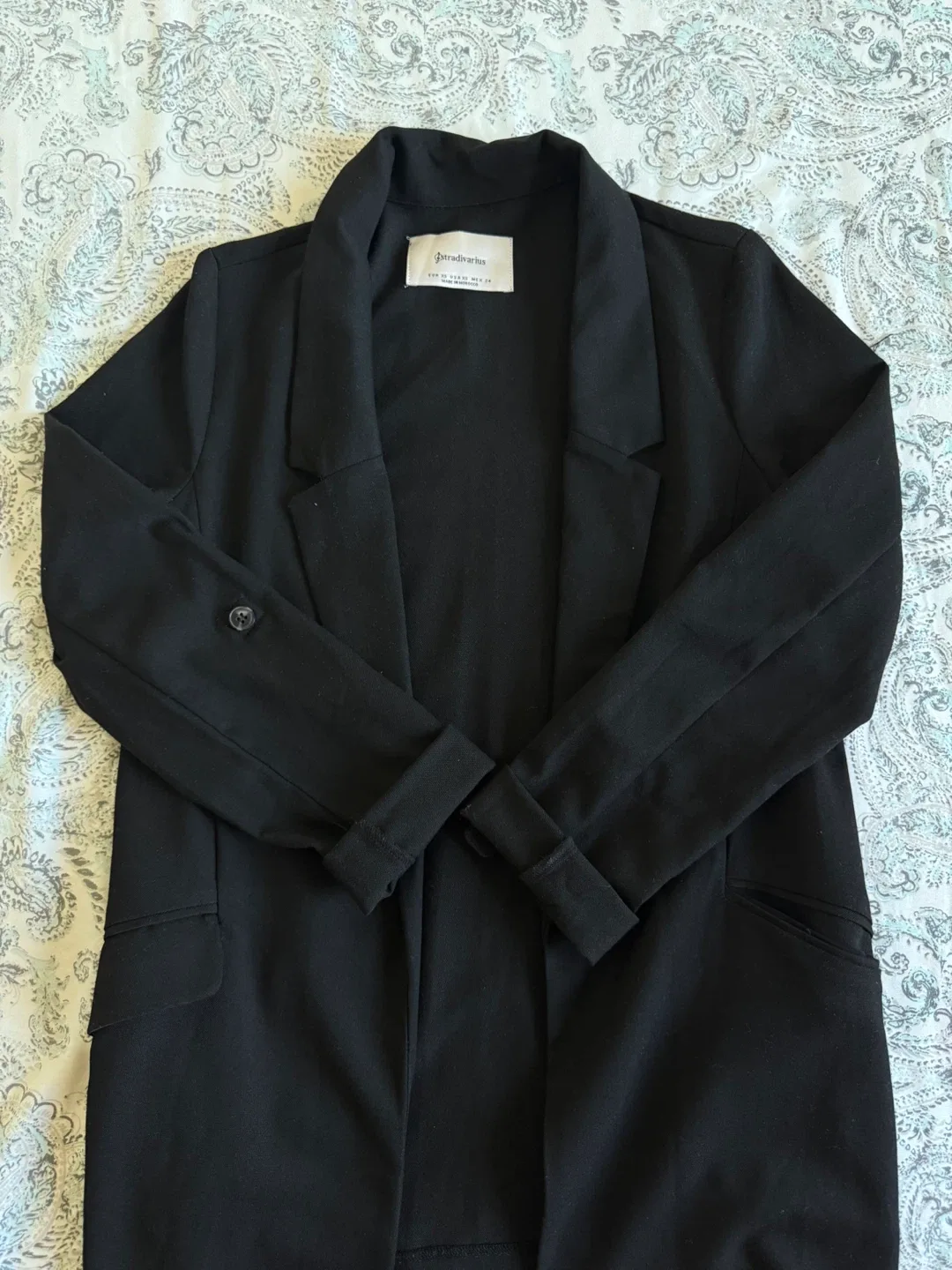 Stradivarius Black Blazer image indicator(3)